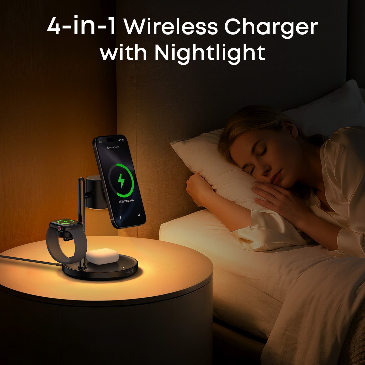 Tough On MagMore QI2 4-in-1 Wireless Charger