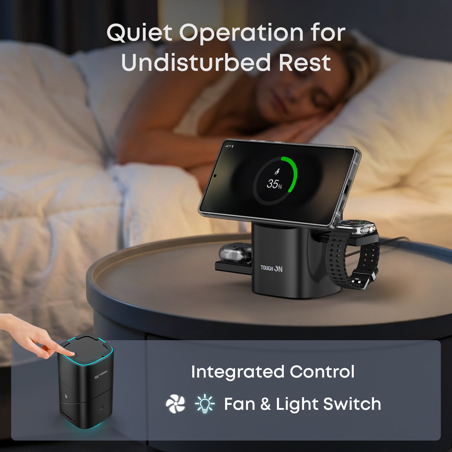 Tough On MagPro 3-in-1 Wireless Charger