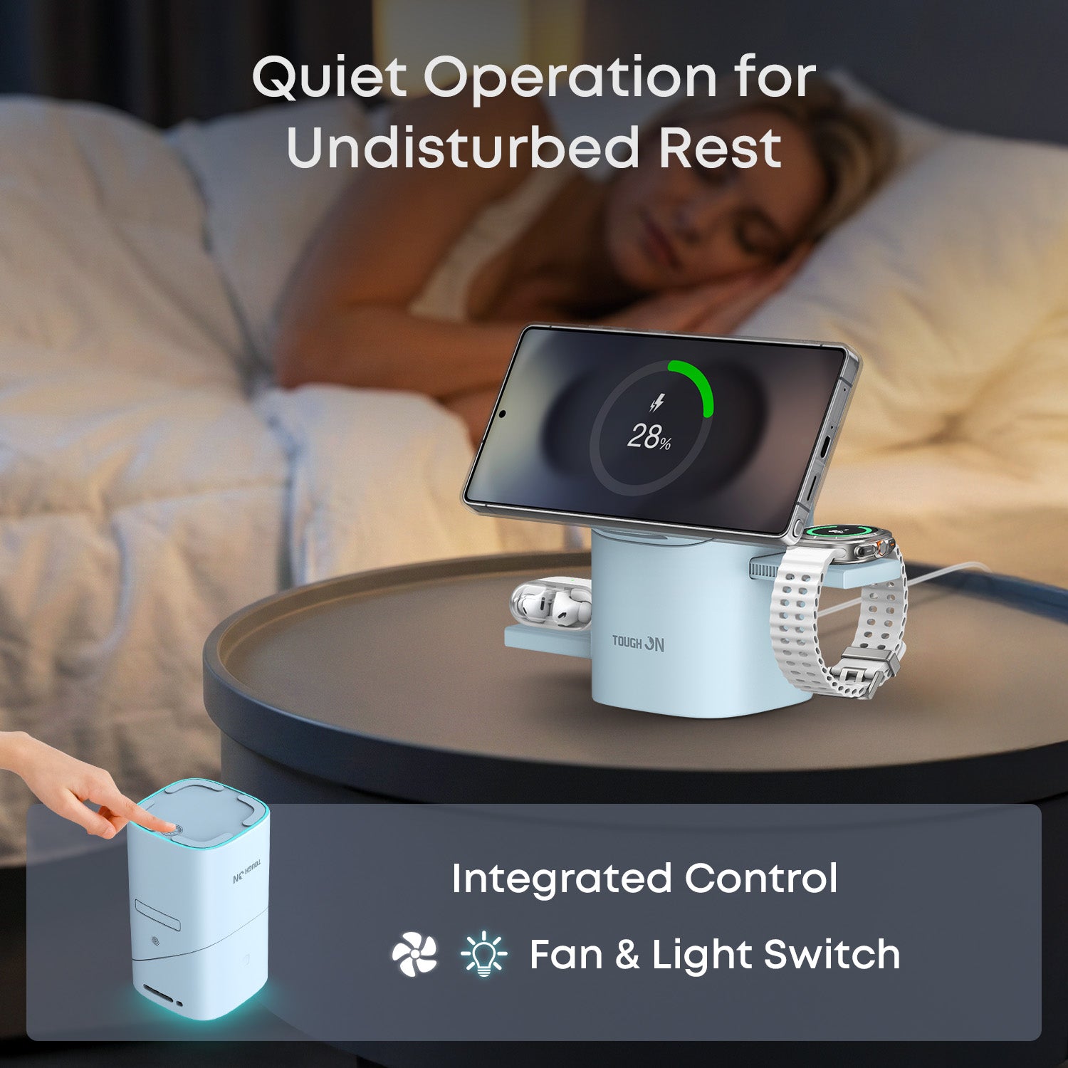 Tough On MagPro 3-in-1 Wireless Charger