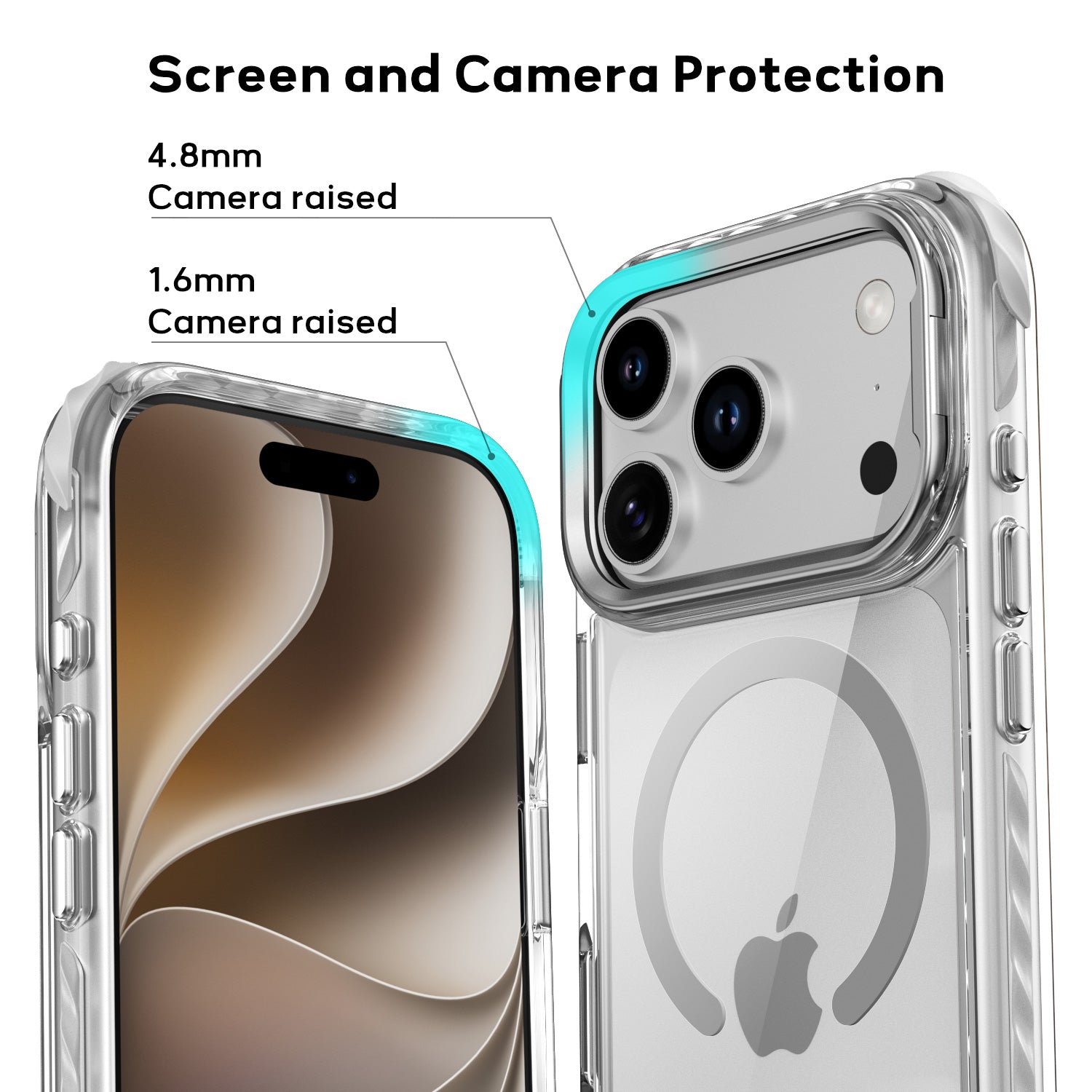 Tough On Magnetic Case with Camera Stand for iPhone