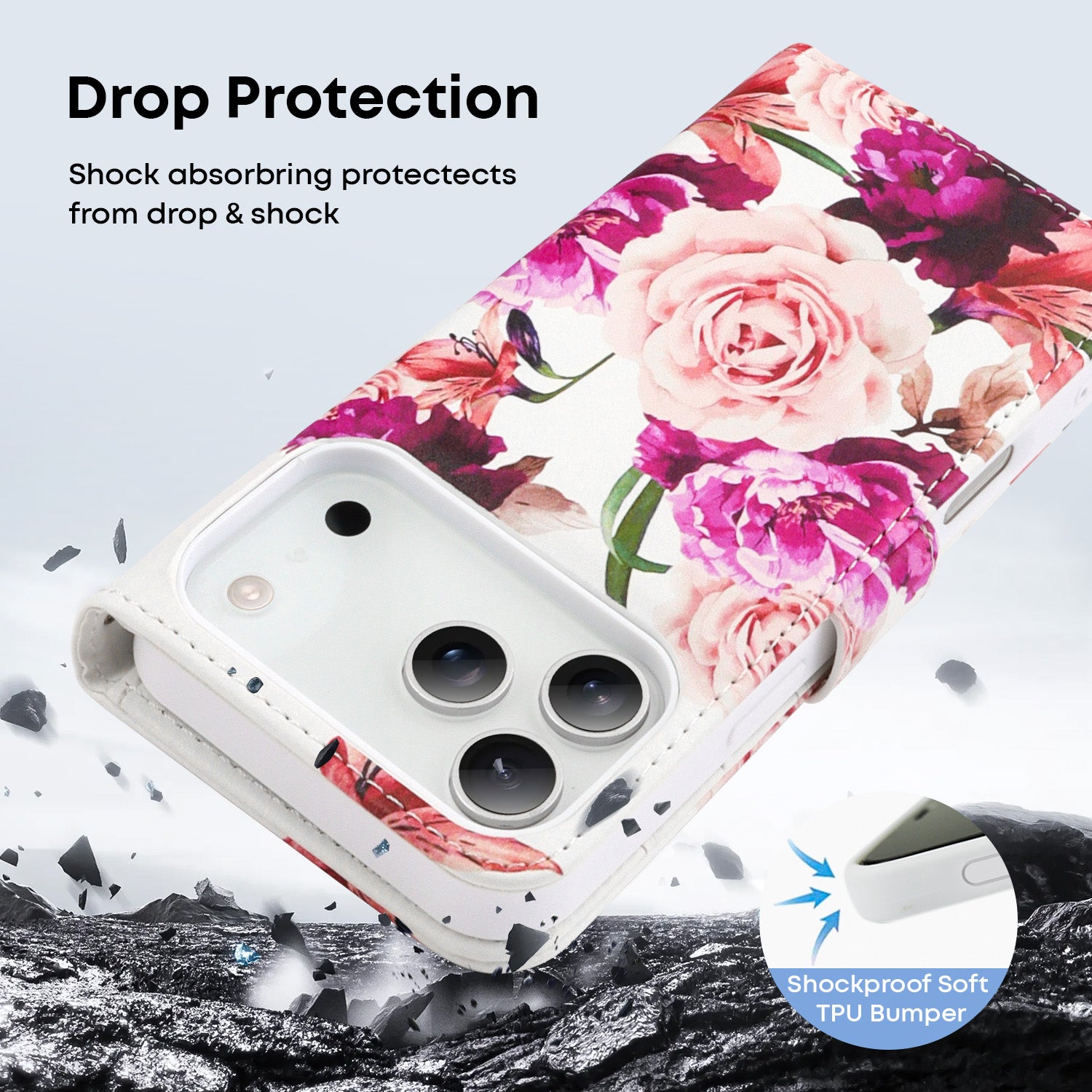 Tough On Magnetic Detachable Leather Case for iPhone 17 Series