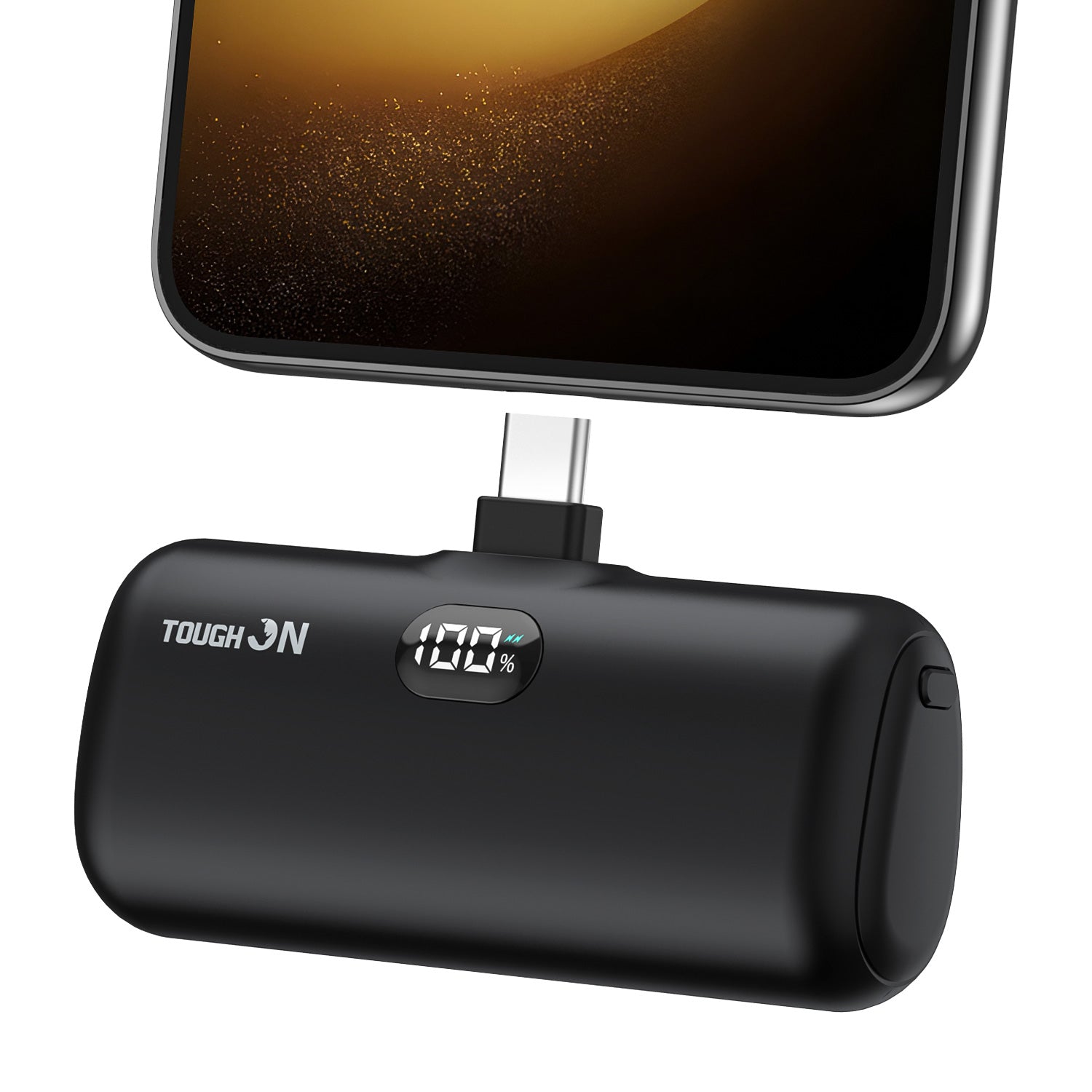 Tough On Mini Portable Charger 5000mAh Power Bank USB C Charging for Samsung Android iPhone 15 16 17 Series