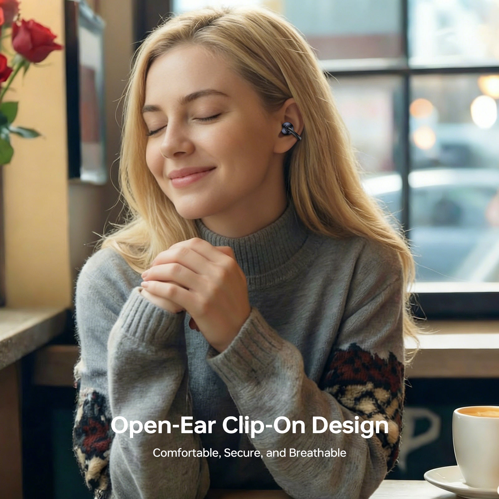 Tough On OpenClip | Open-Ear Clip-On Earbuds