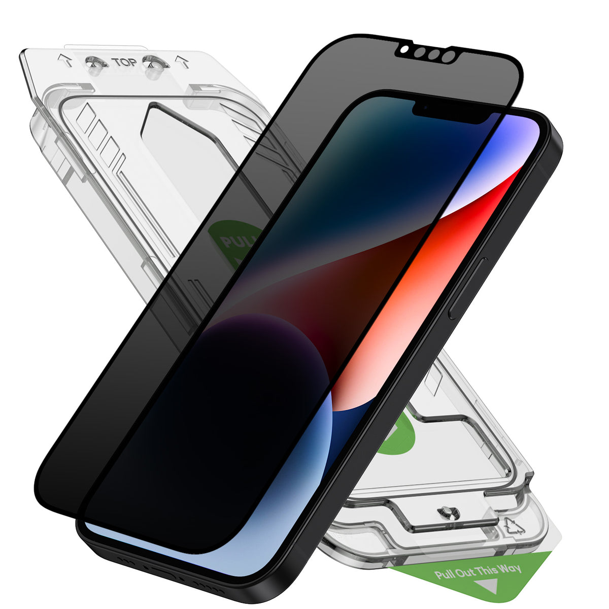 Tough On Privacy Nano Glass Screen Protector for iPhone