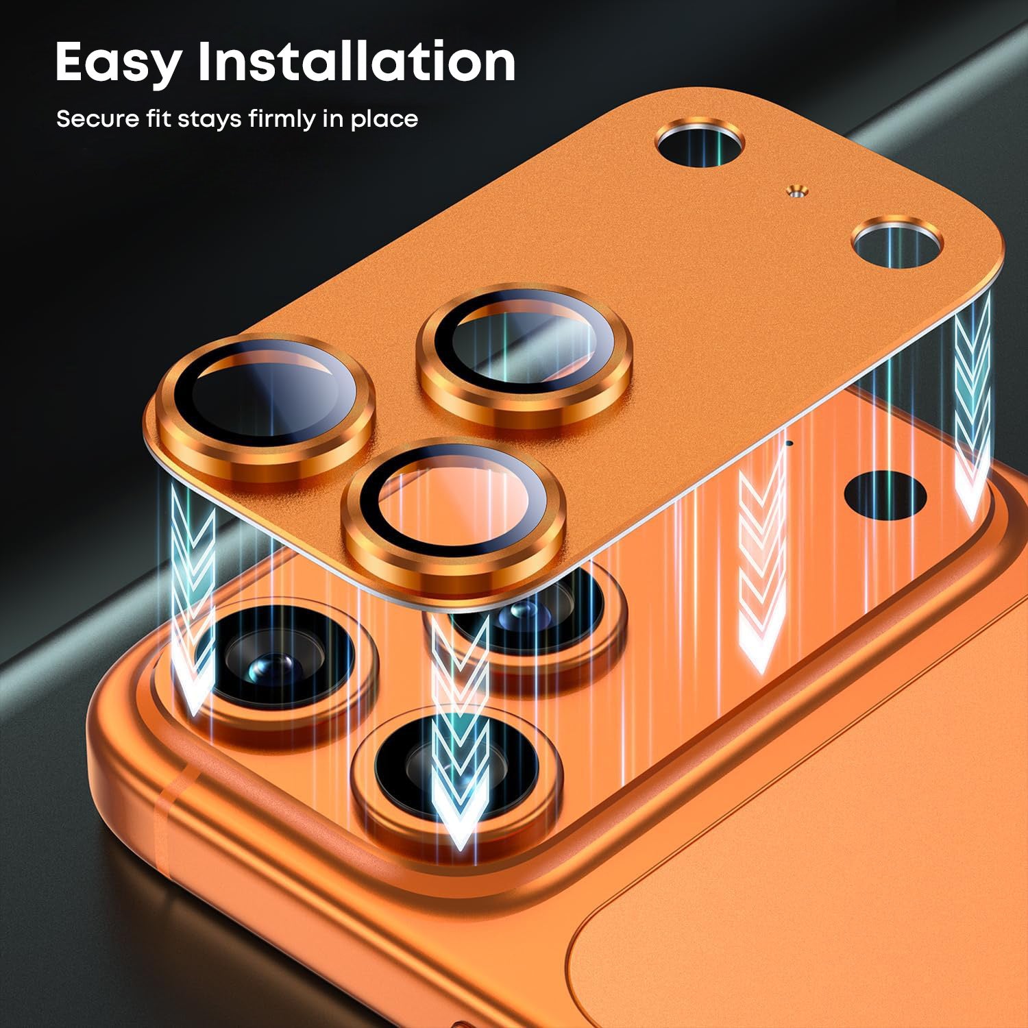 Tough On Rear Camera Protector Matte Metal for iPhone 17 Series