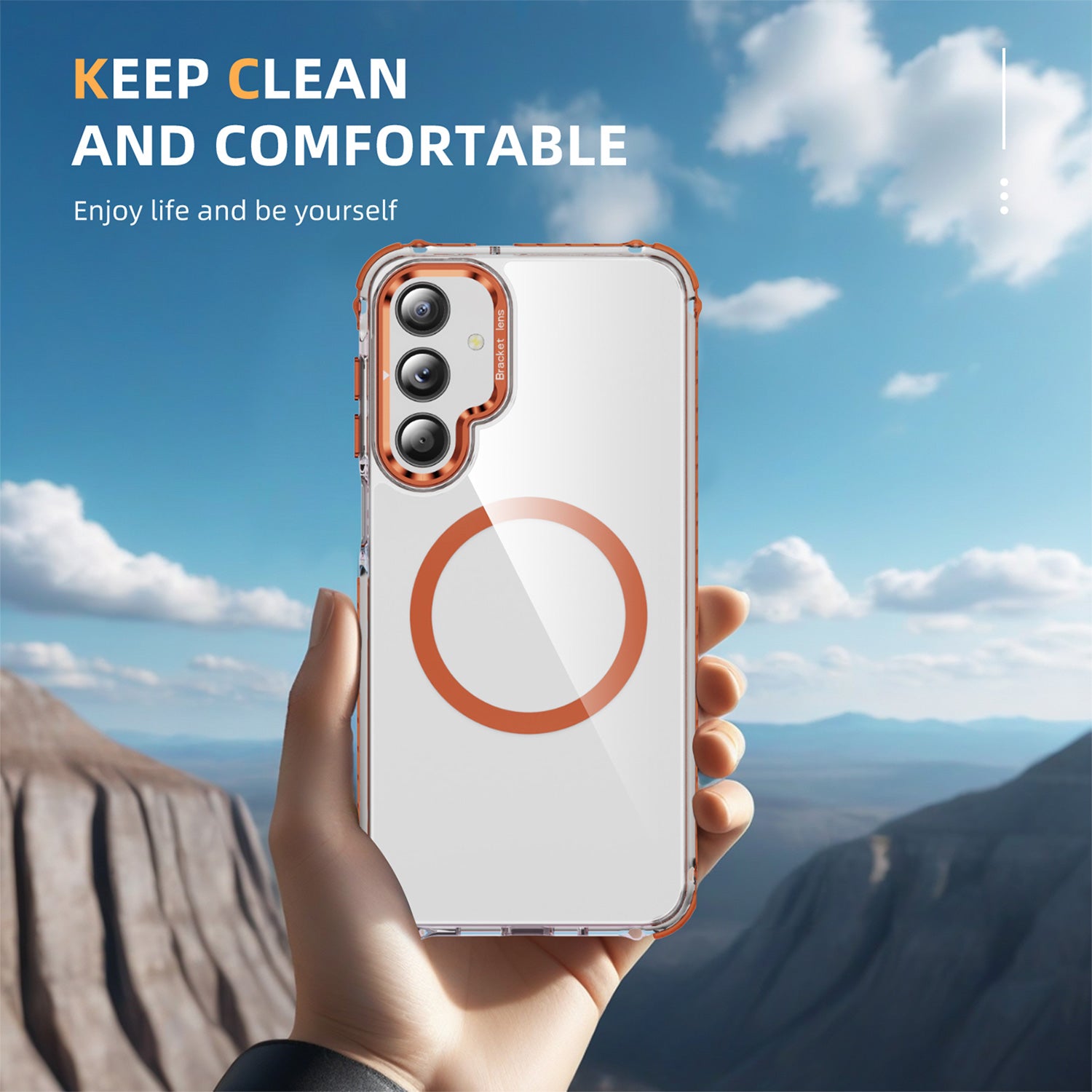 Tough On Samsung Galaxy A16 Case Camera Stand with Magnetic