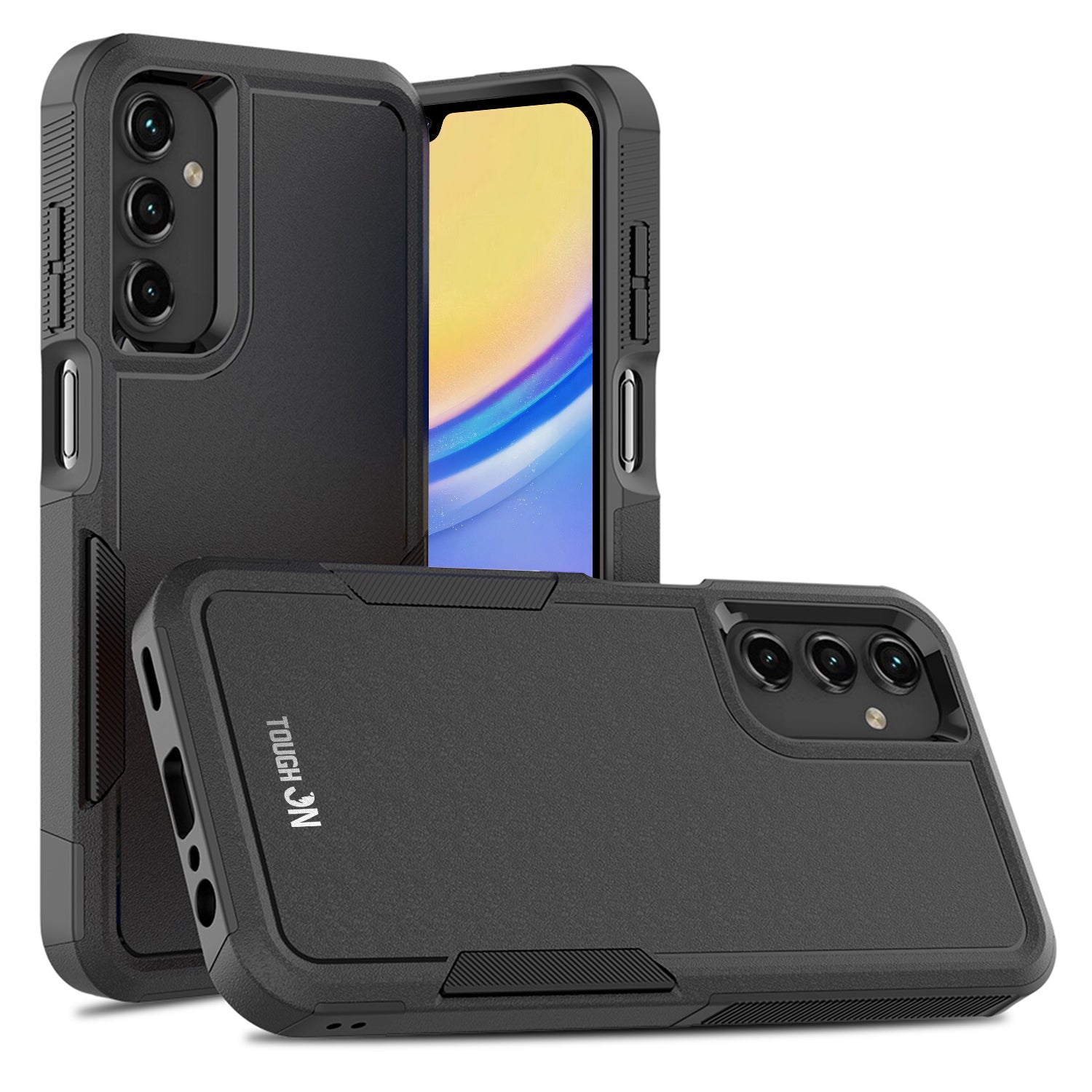 Tough On Samsung Galaxy A25 5G Case Tough Armor Black Tough On Samsung Galaxy A25 5G Case Tough Armor Black