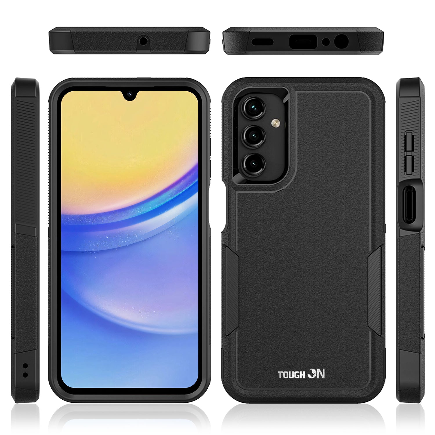 Tough On Samsung Galaxy A25 5G Case Tough Armor Black