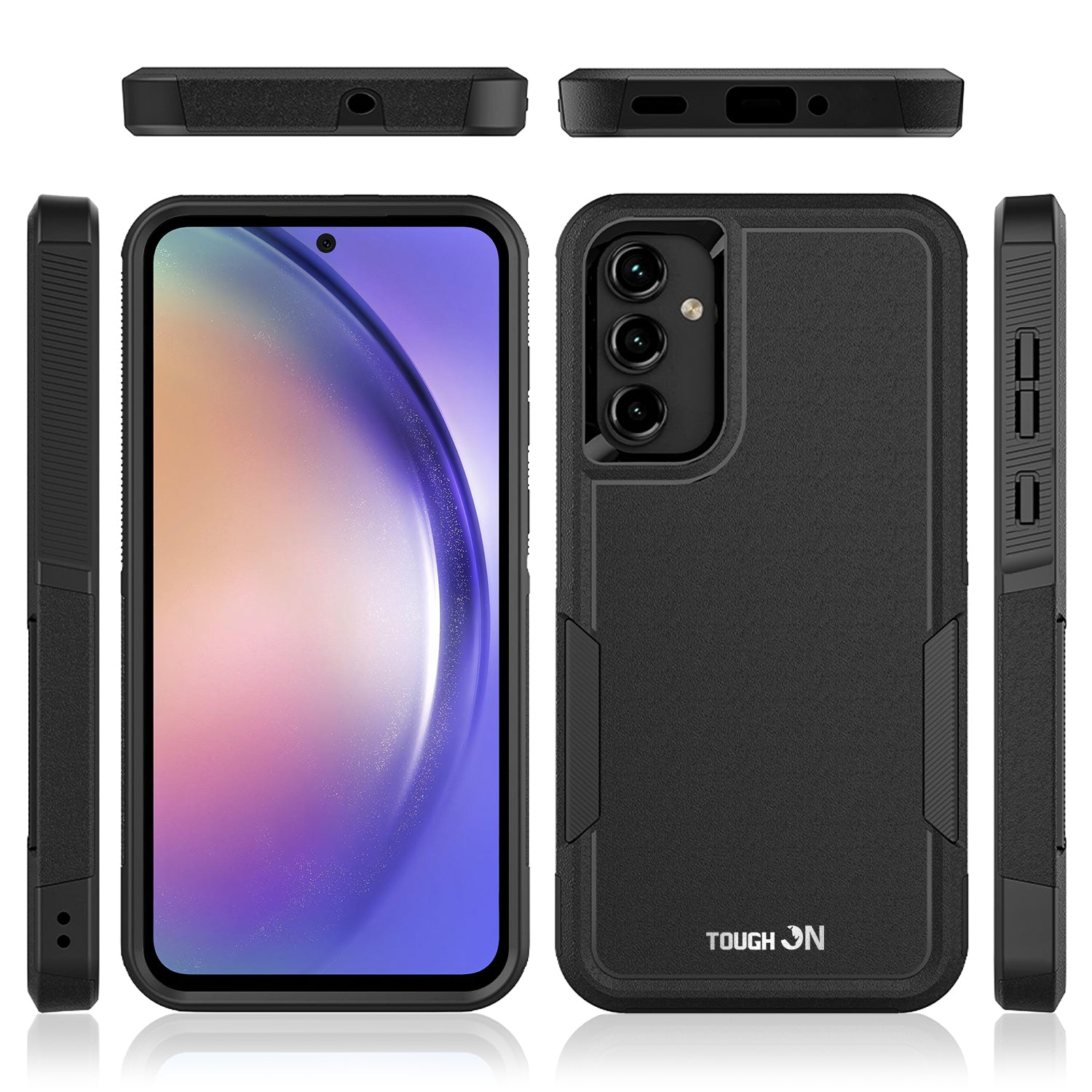 Tough On Samsung Galaxy A55 5G Case Tough Armor Black