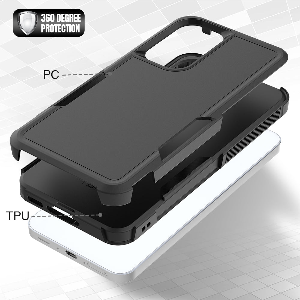 Tough On Samsung Galaxy A56 Case with MagSafe Heavy Armor Black