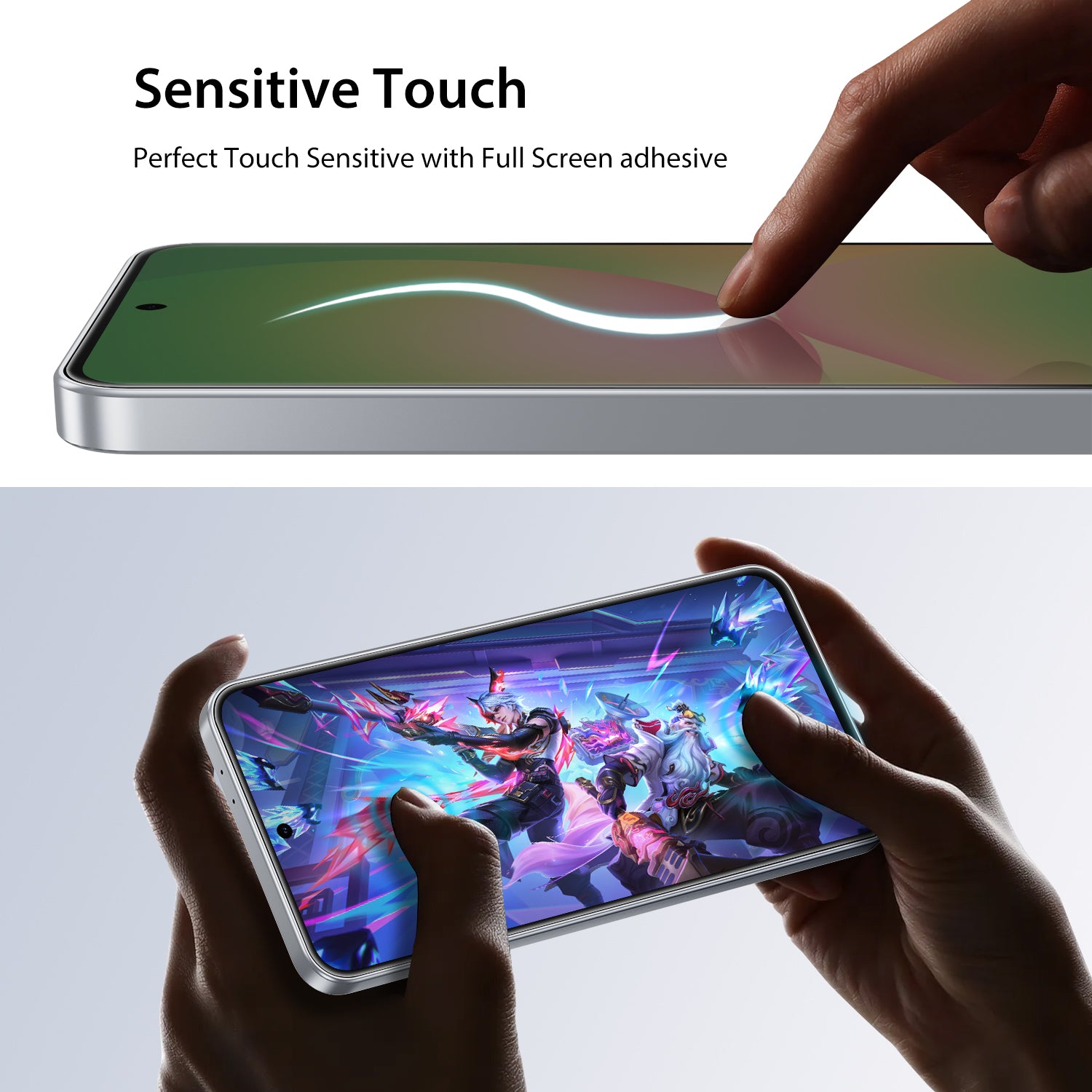 Tough On Samsung Galaxy A56 Tempered Glass Screen Protector Black