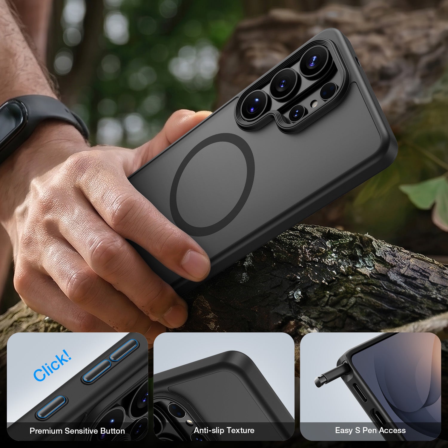 Tough On Samsung Galaxy Essential Magnetic Case
