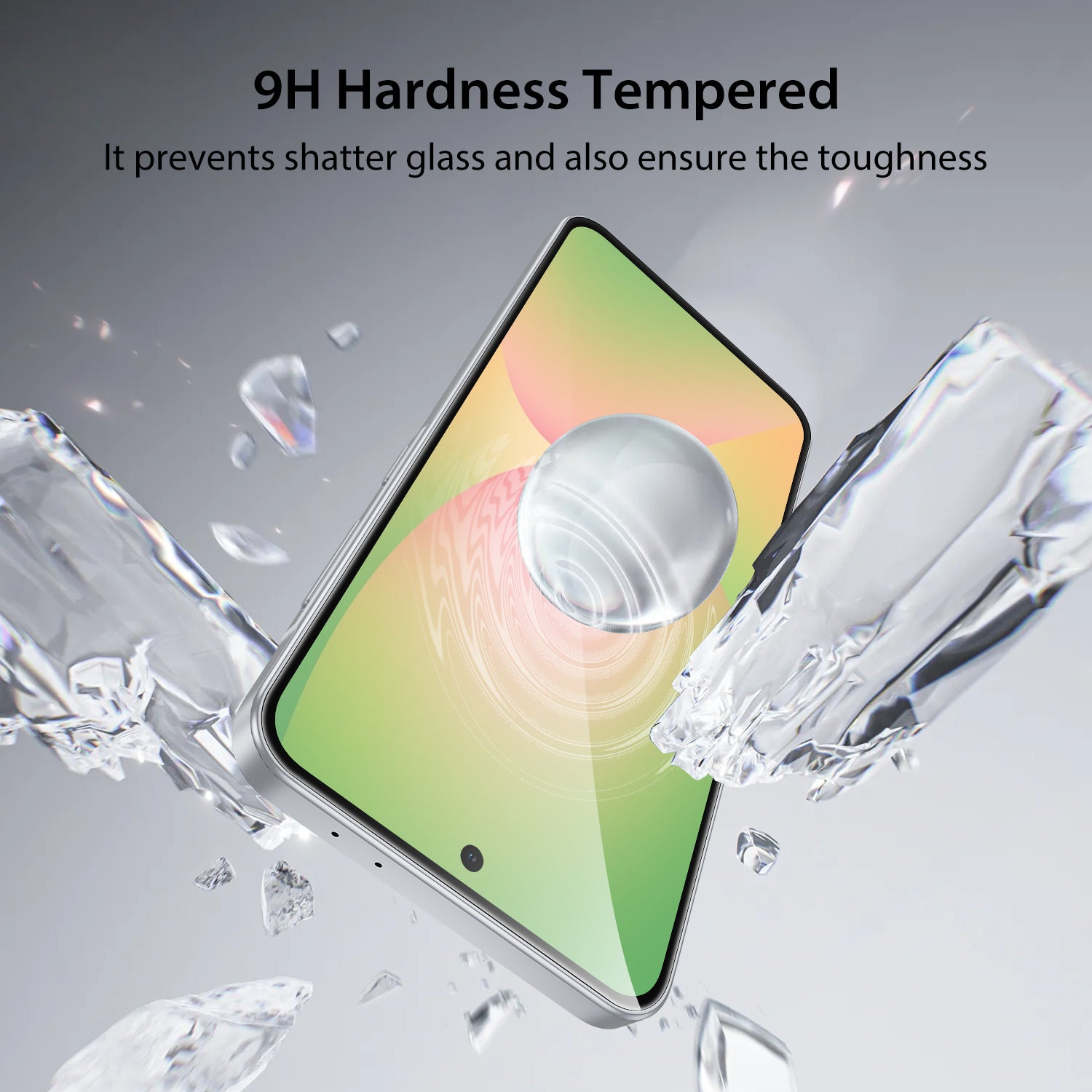 Tough On Samsung Galaxy S24 FE Tempered Glass Screen Protector Black