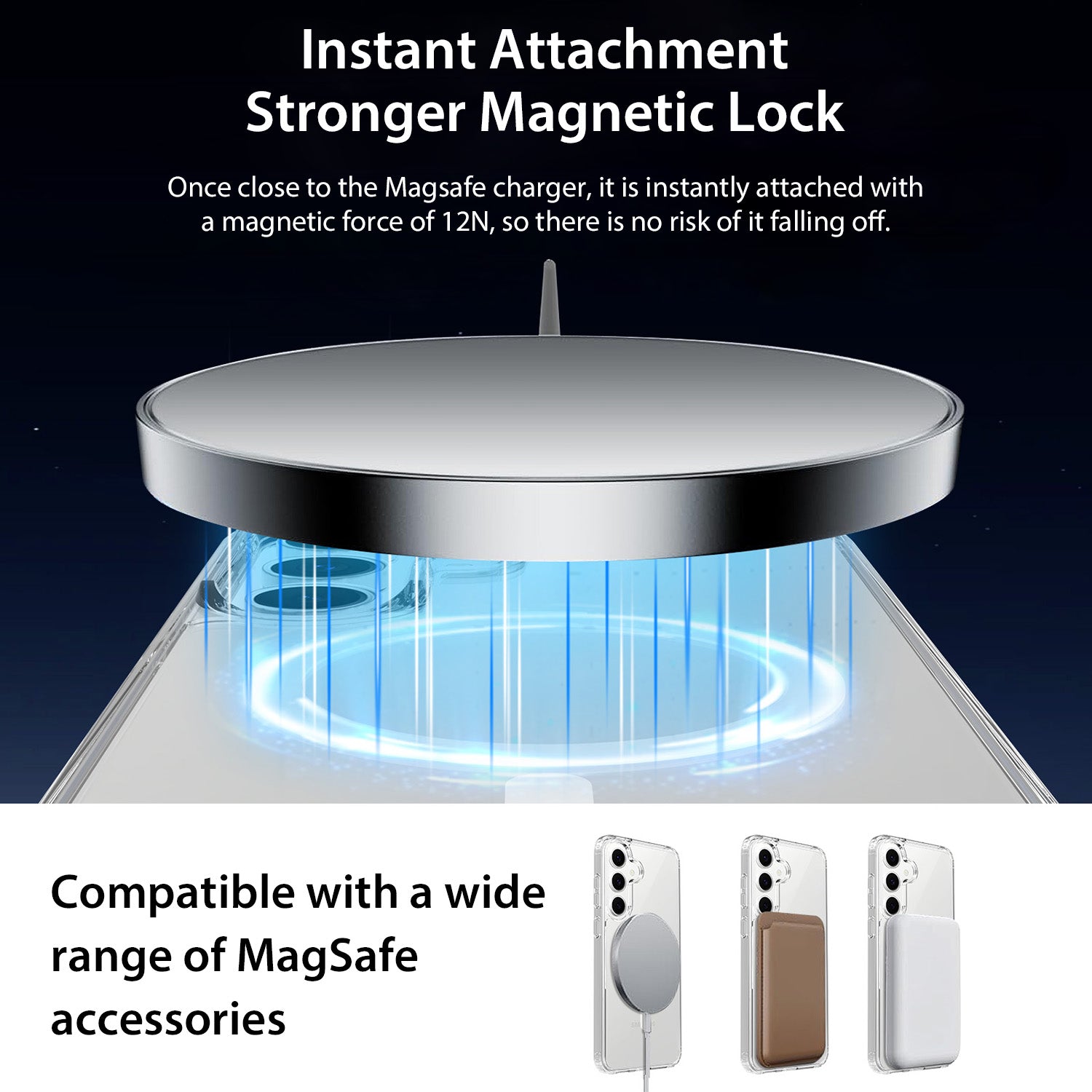 Tough On Samsung Galaxy S25 FE Case with MagSafe Clear Air