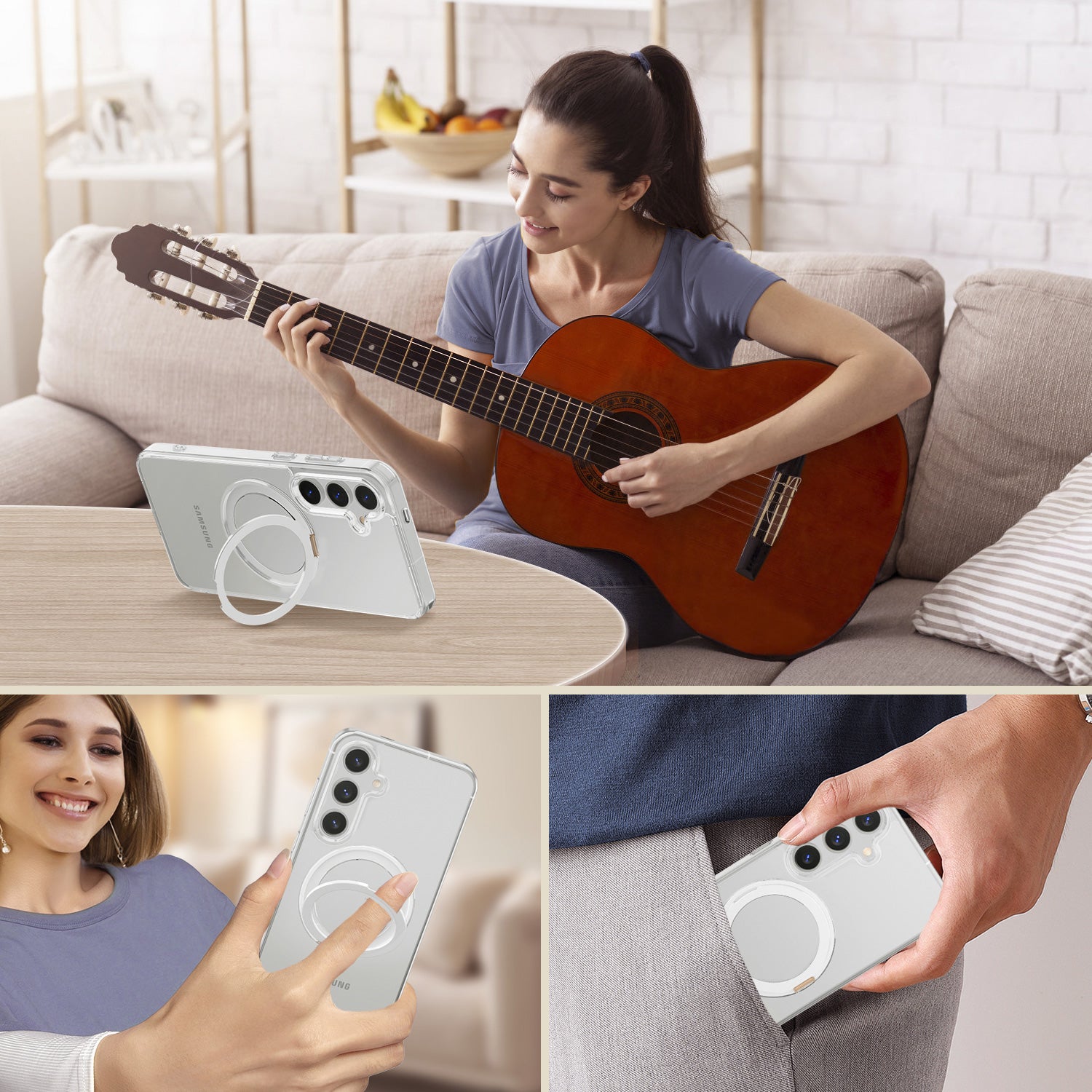 Tough On Samsung Galaxy S25 Plus Case 360° Rotate Stand With MagSafe