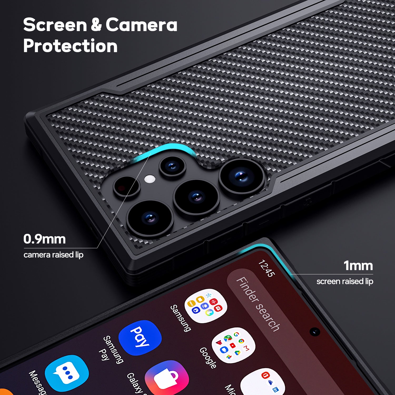 Tough On Samsung Galaxy S25 Ultra Case Iron Shield