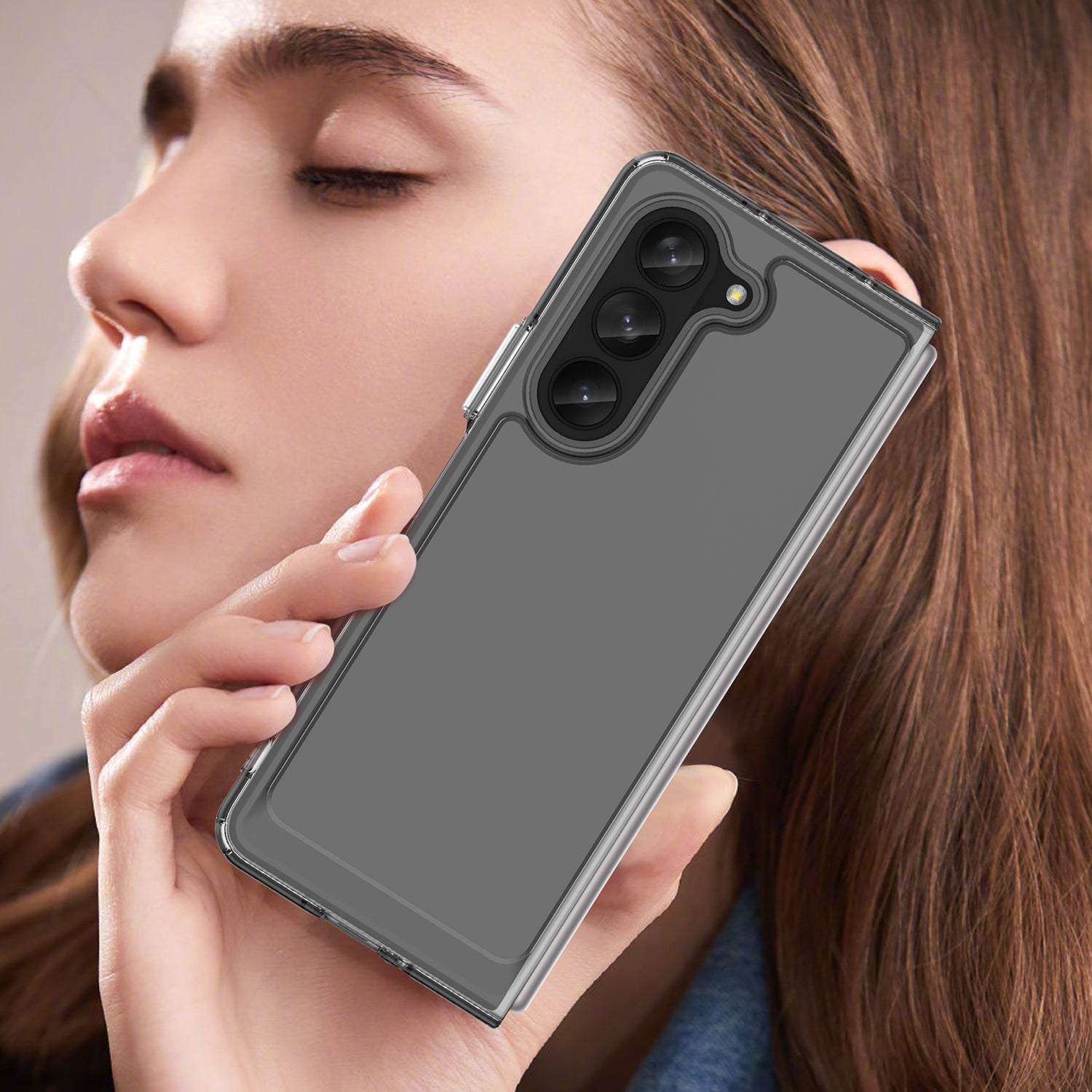 Tough On Samsung Galaxy Z Fold5 5G Case Tough Clear Air