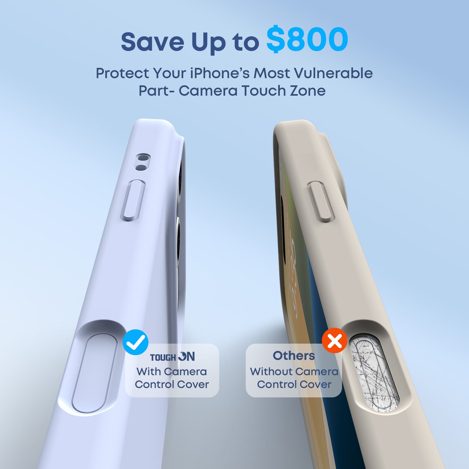 Tough On Silicone MagSafe Case with Camera Control for iPhone 17 Series