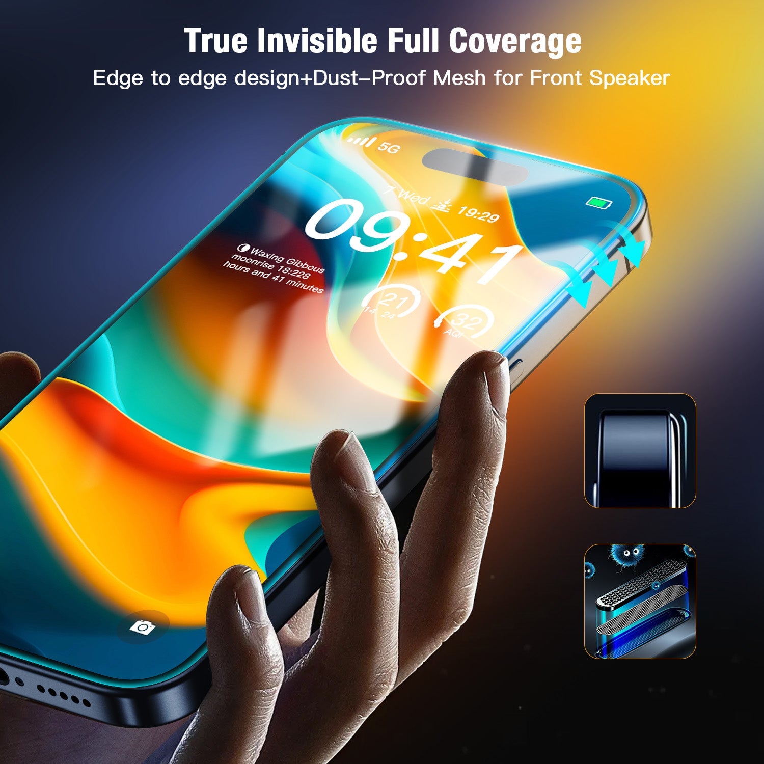 Tough On Tempered Glass Screen Protector 2 Pack for iPhone