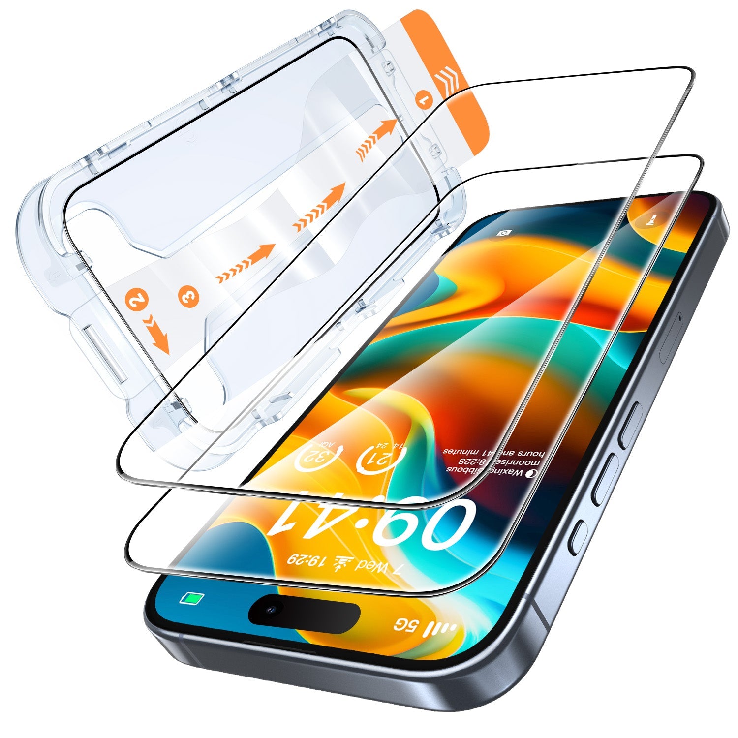 Tough On Tempered Glass Screen Protector 2 Pack for iPhone