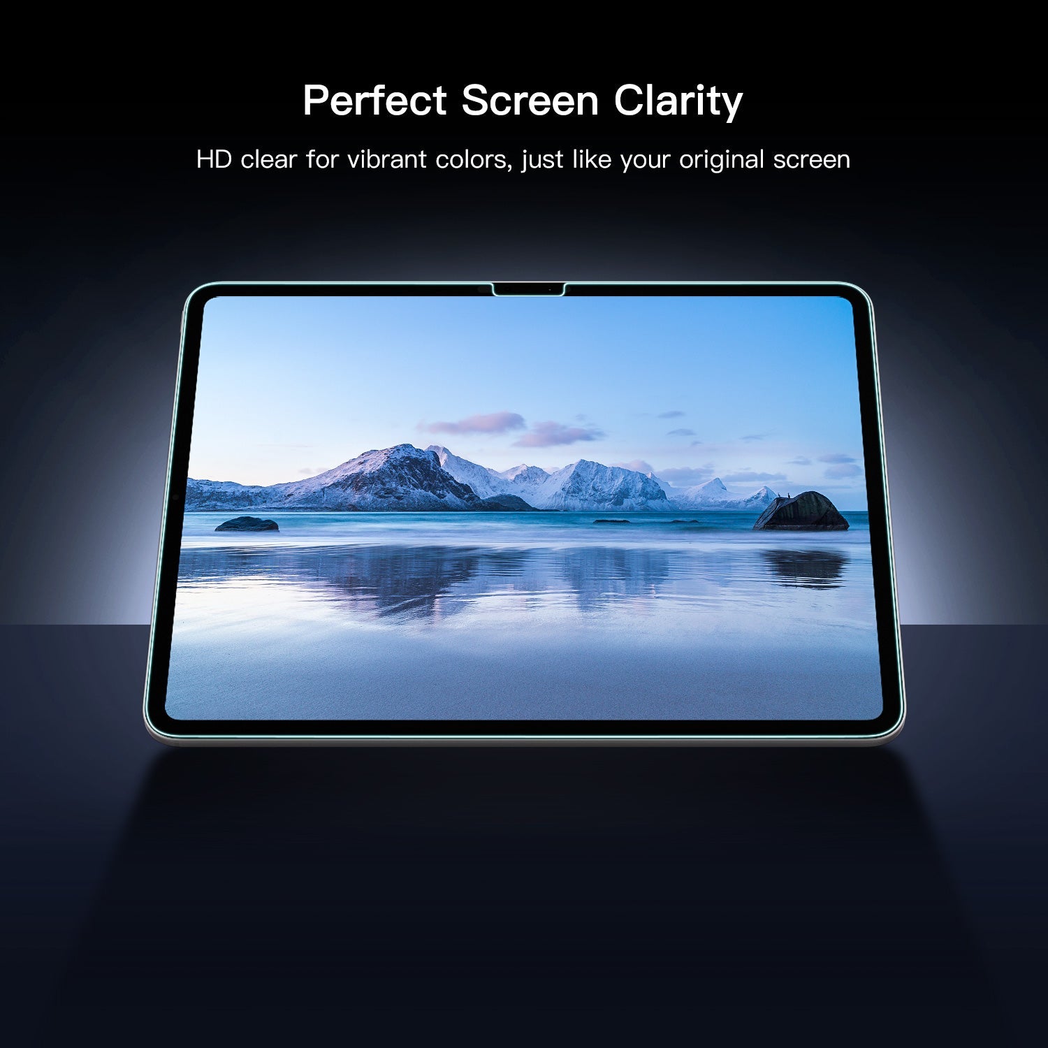 Tough On Screen Protector Tempered Glass 2 Pack for iPad