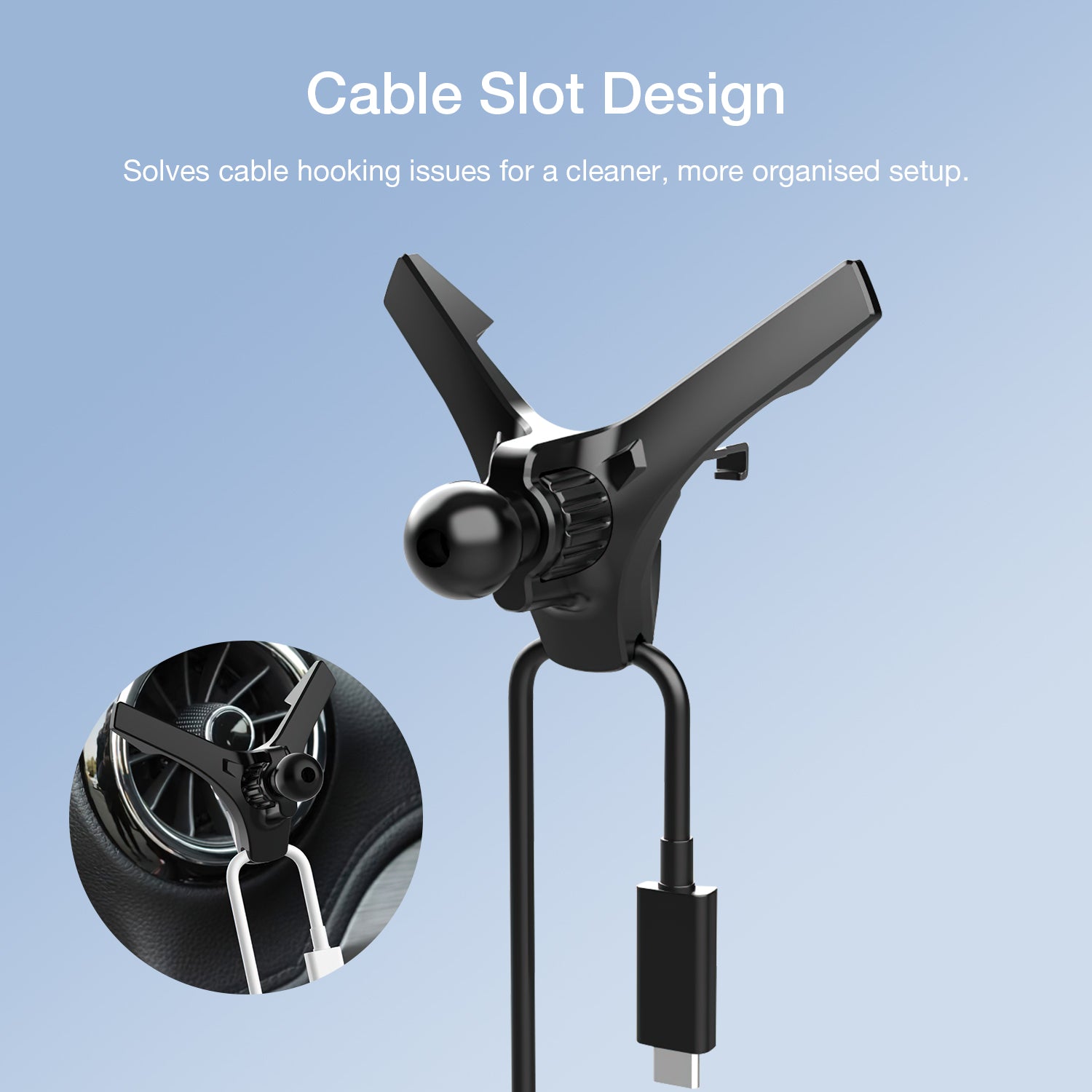 Tough On Universal Car Mount Base with Ball Joint