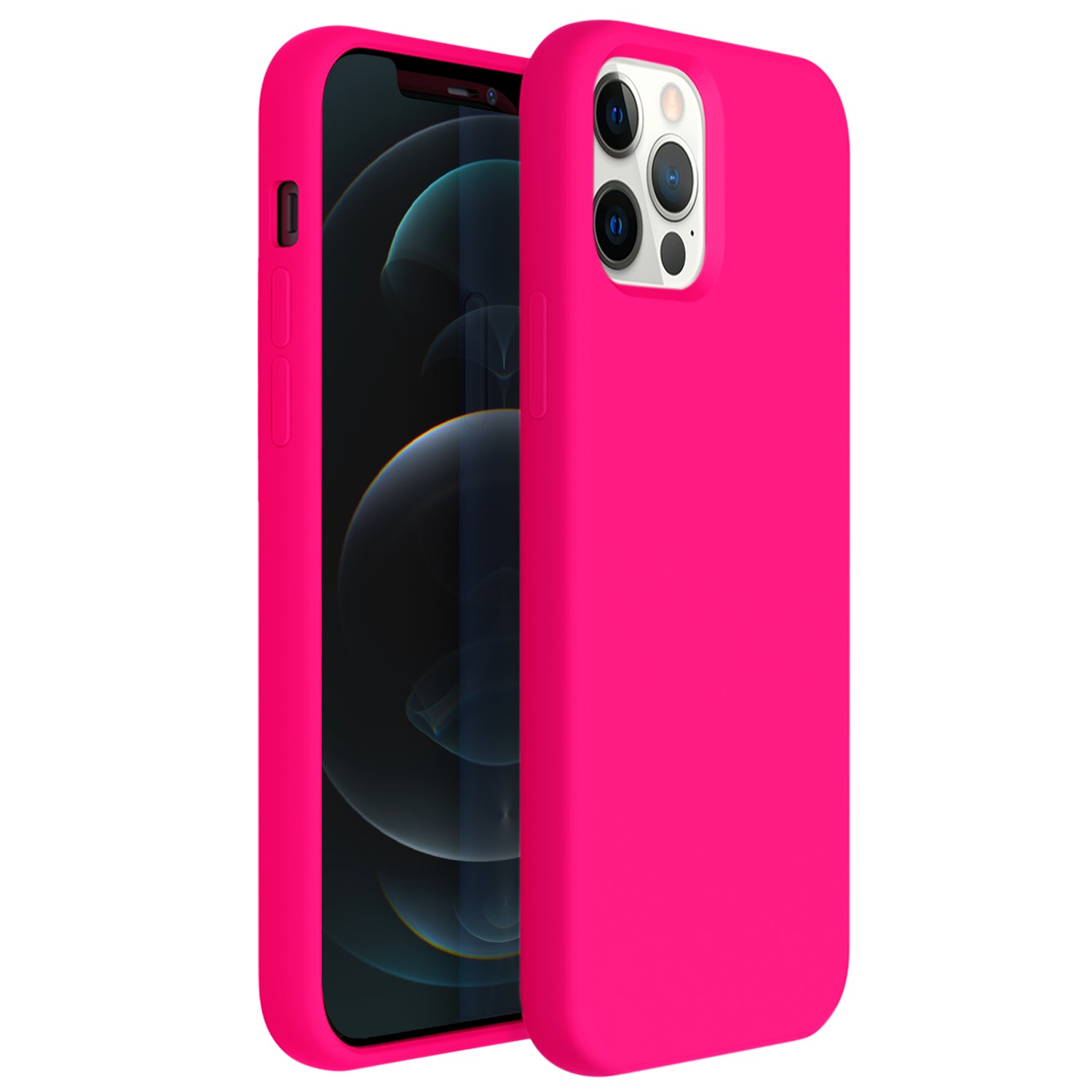 Tough On iPhone 12 / 12 Pro Case Strong Liquid Silicone Black