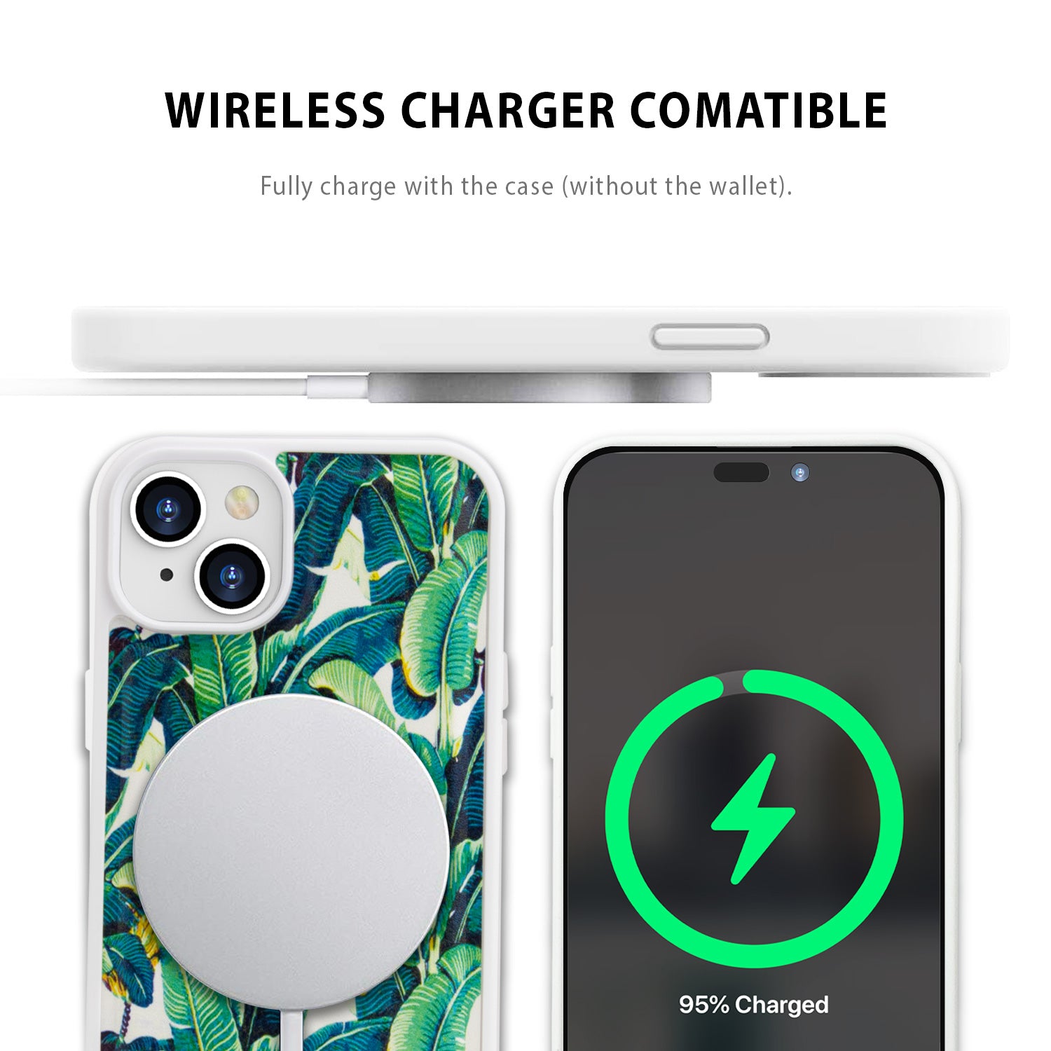 Tough On iPhone 16e / iPhone 15 Case Magnetic Detachable Leather