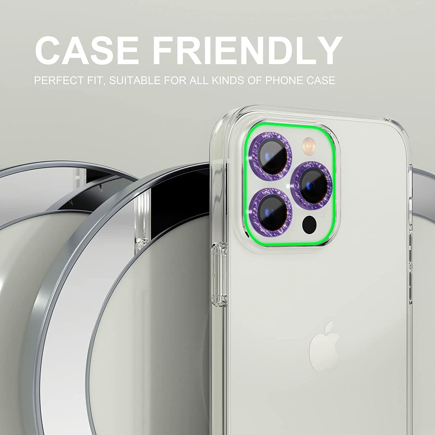 Tough On iPhone 15 Pro Max Rear Camera Protector Tempered Glass
