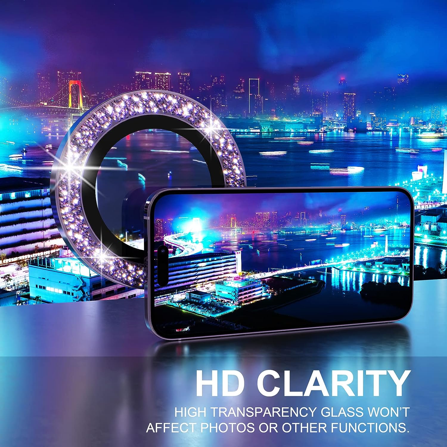 Tough On iPhone 15 Pro Max Rear Camera Protector Tempered Glass