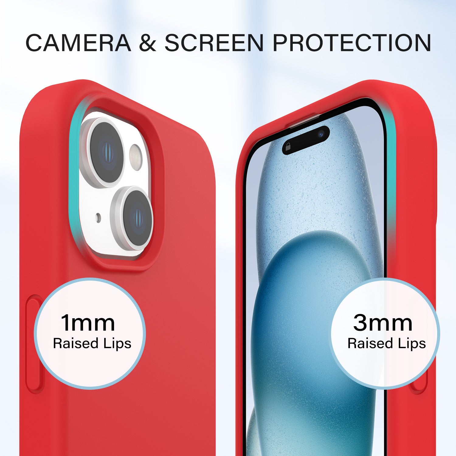 Tough On iPhone 16e / iPhone 15 Strong Liquid Silicone Case with Magsafe