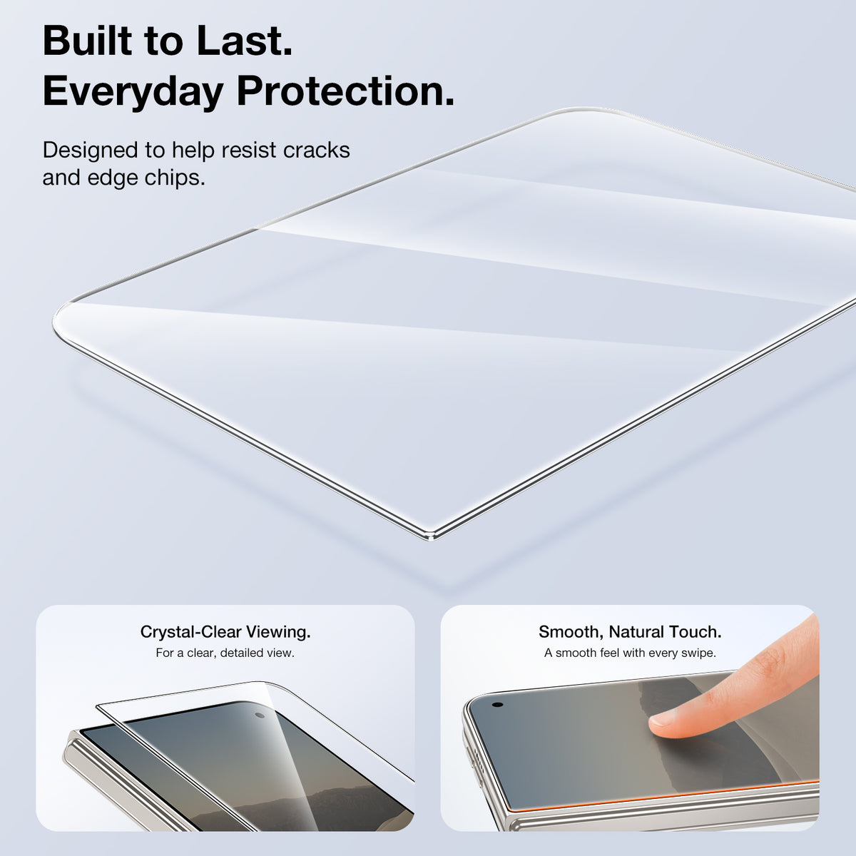 Tough On iPhone Duo Tempered Glass Screen Protector 2 Pack