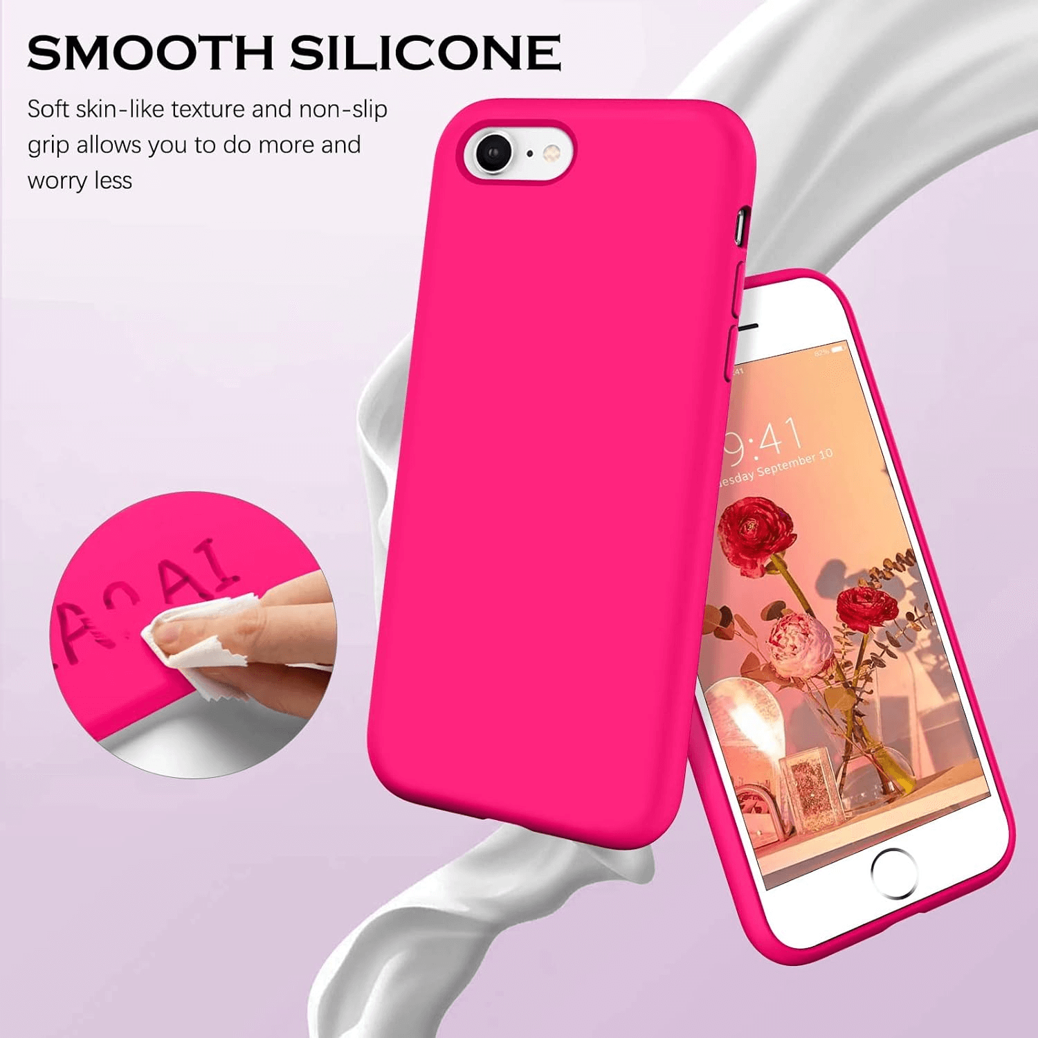 Tough On iPhone SE 2022 & 2020 / iPhone 8 & 7 & 6 Liquid Silicone Case