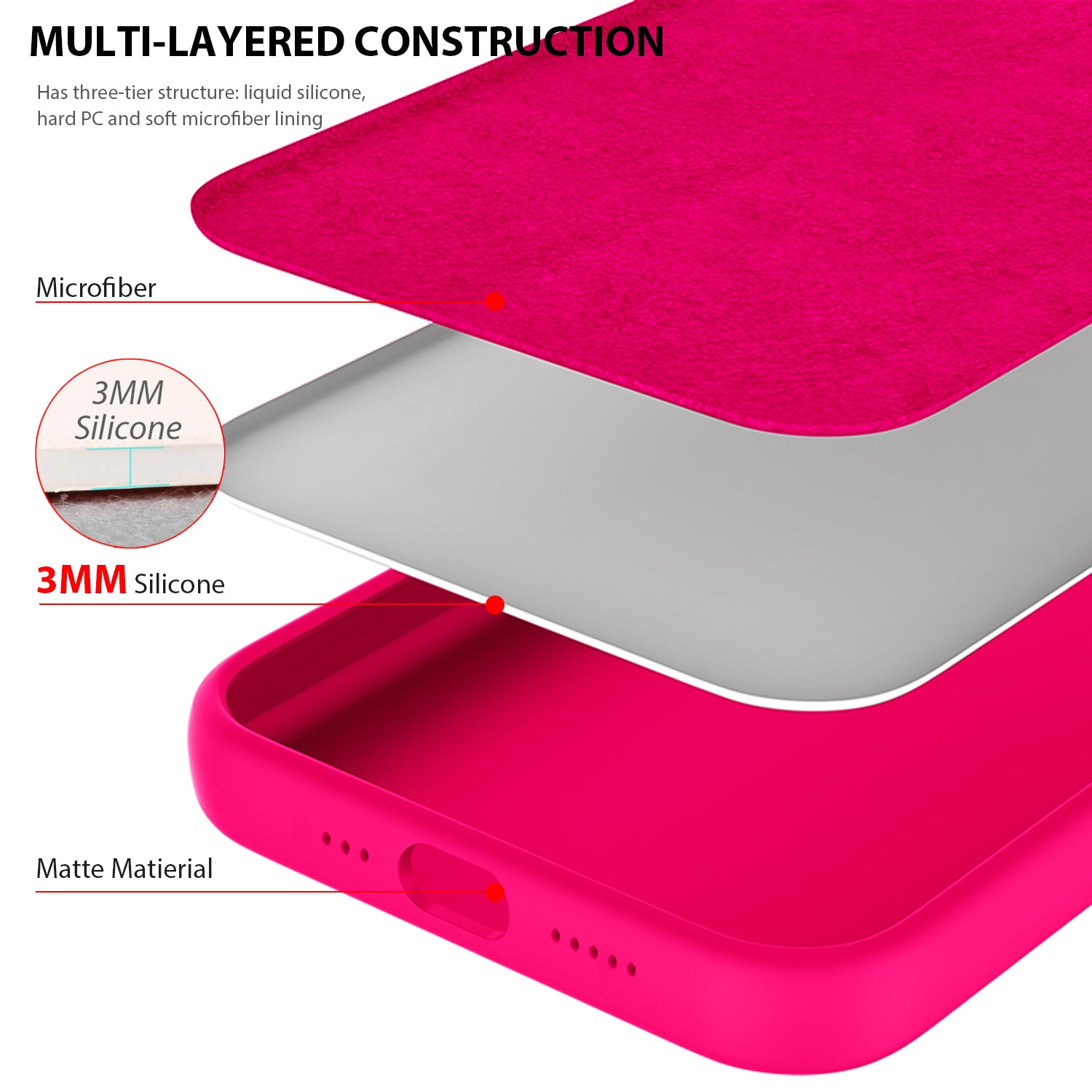 Tough On iPhone XR Liquid Silicone Case