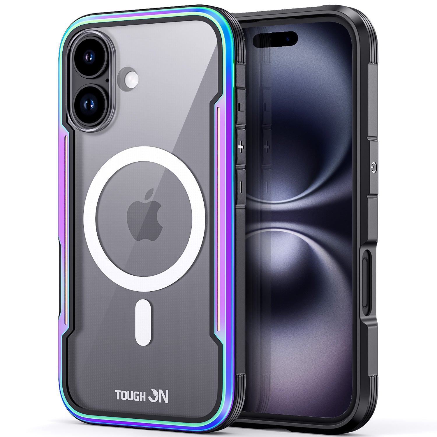 Tough On iPhone 16 Case Iron Shield with MagSafe