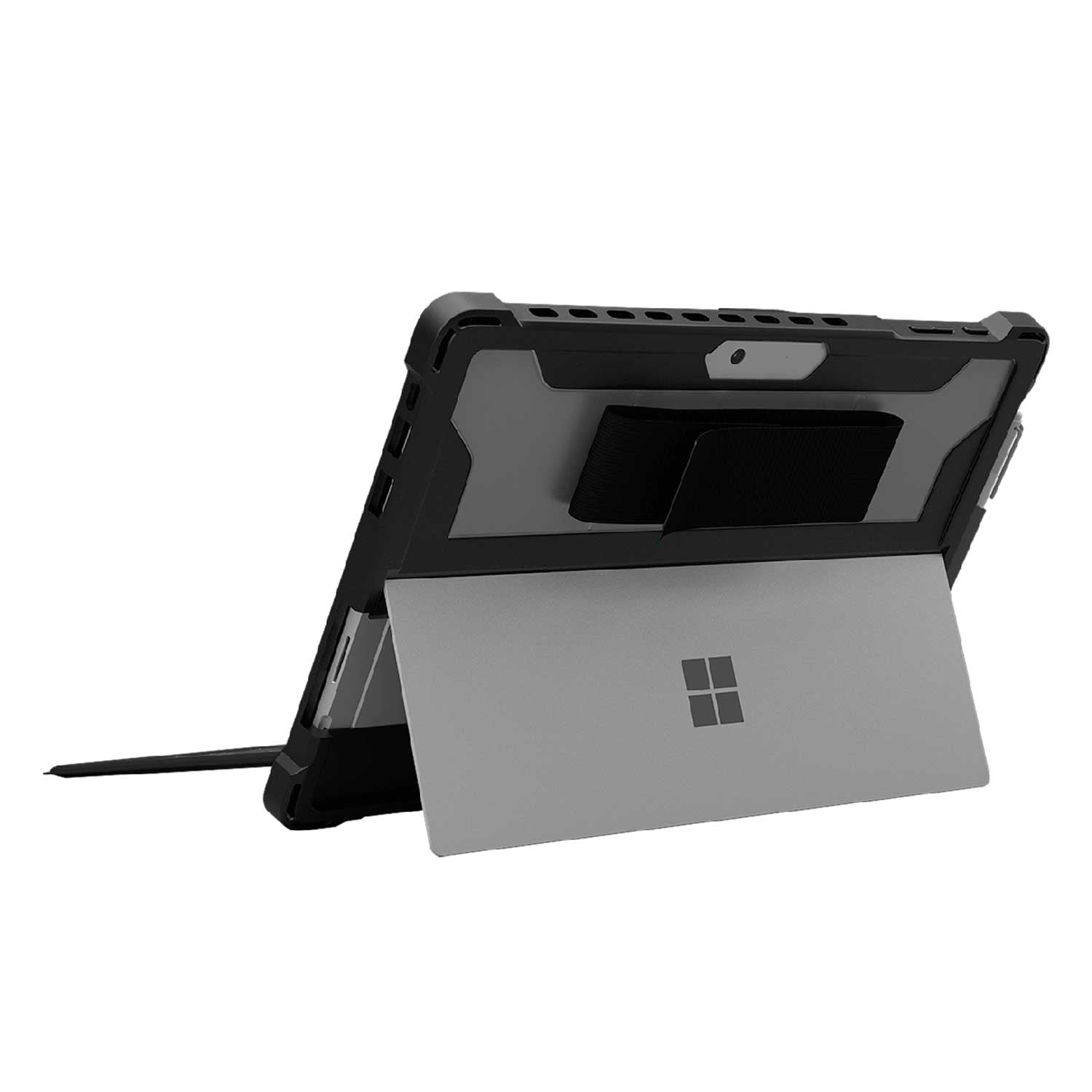 MAXCases Extreme Microsoft Surface Pro 5/6/7 12.3" Open Kickstand Design Black