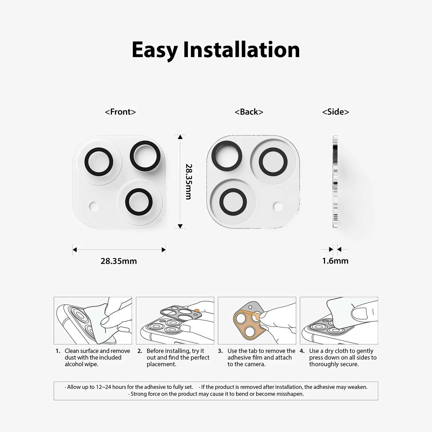 Ringke iPhone 13 Mini Camera Lens Protector 2pack