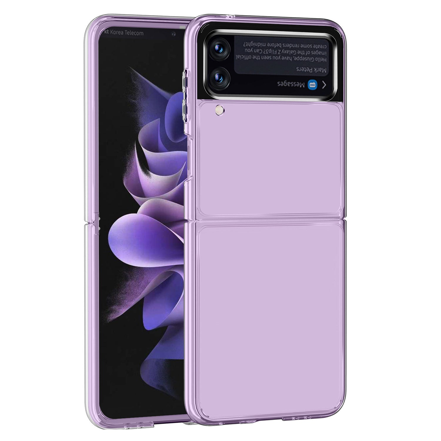 Tough On Samsung Galaxy Z Flip 3 Case Slim Hybrid Clear