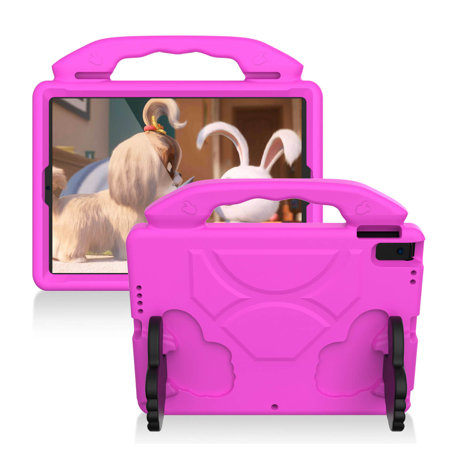 Tough On iPad 5 / 6th Gen 9.7" Case EVA Kids Protection Hot Pink