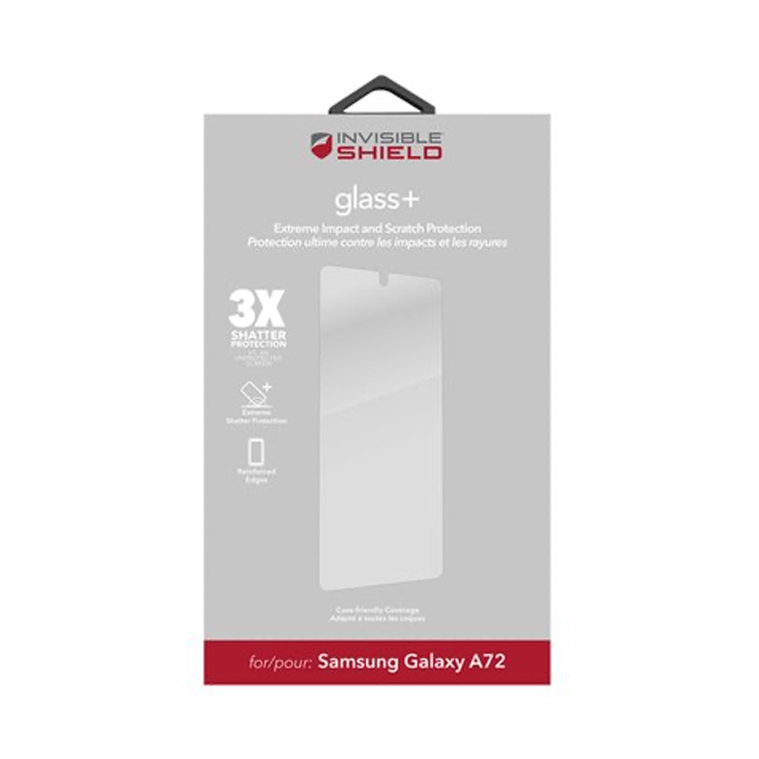 ZAGG InvisibleShield Samsung Galaxy A72 Screen Protector Glass Elite+