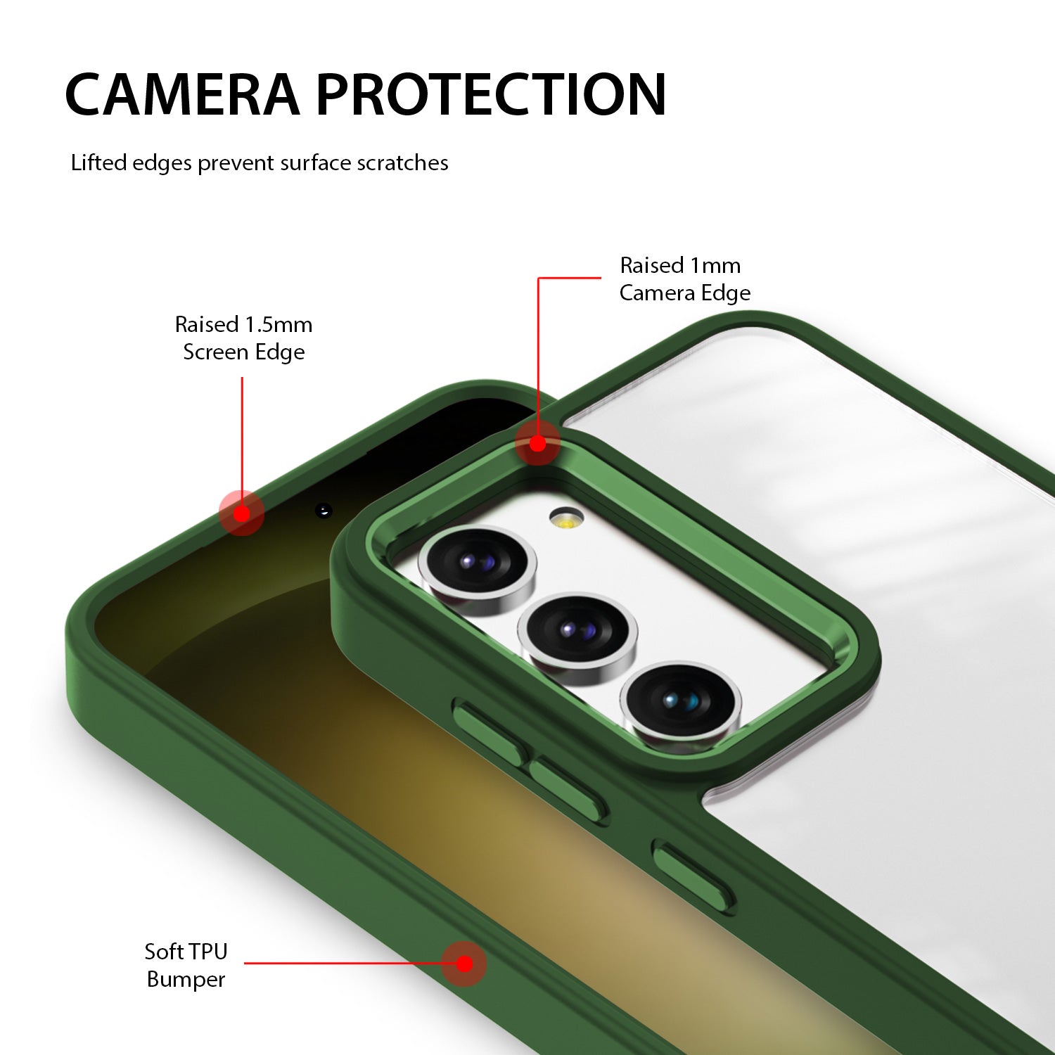 Tough On Samsung Galaxy S23 Plus Clear Case Protector