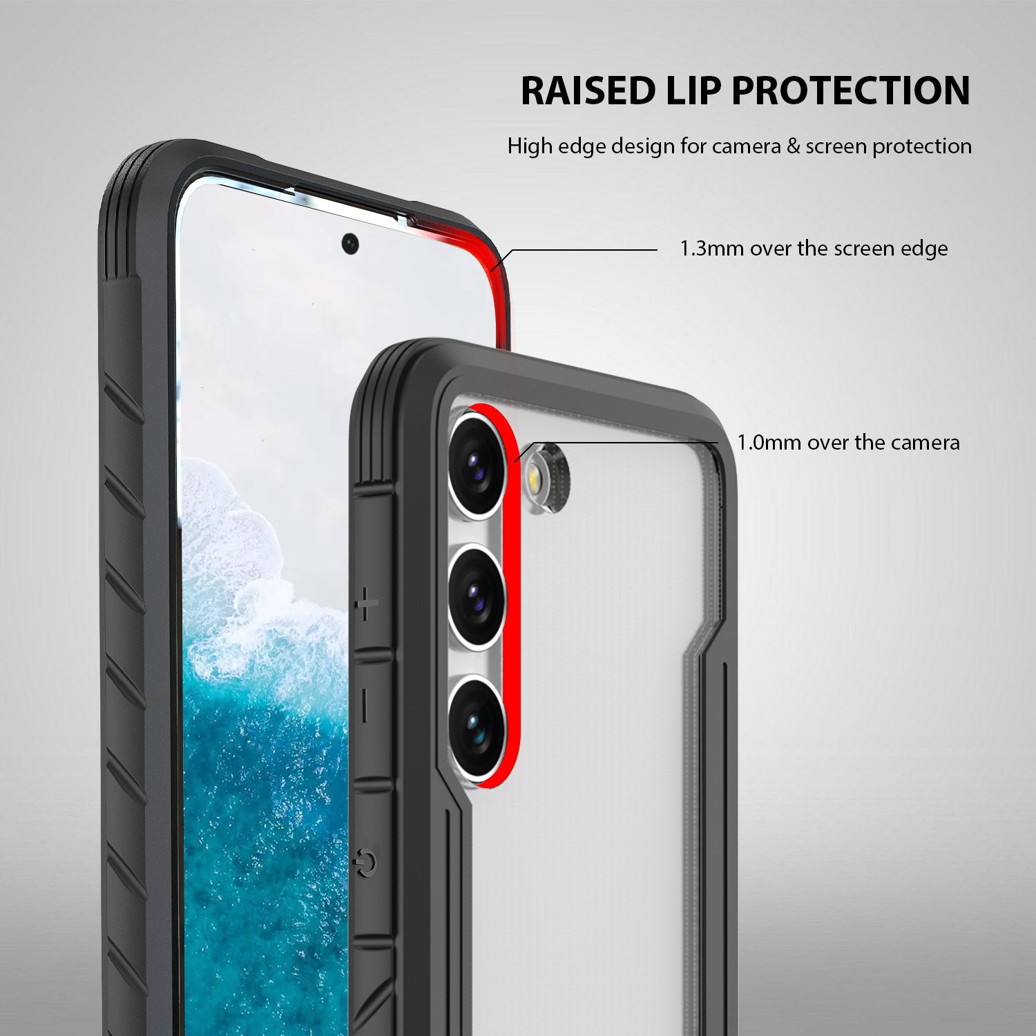 Tough On Samsung Galaxy S23 Plus 5G Case Iron Shield Black