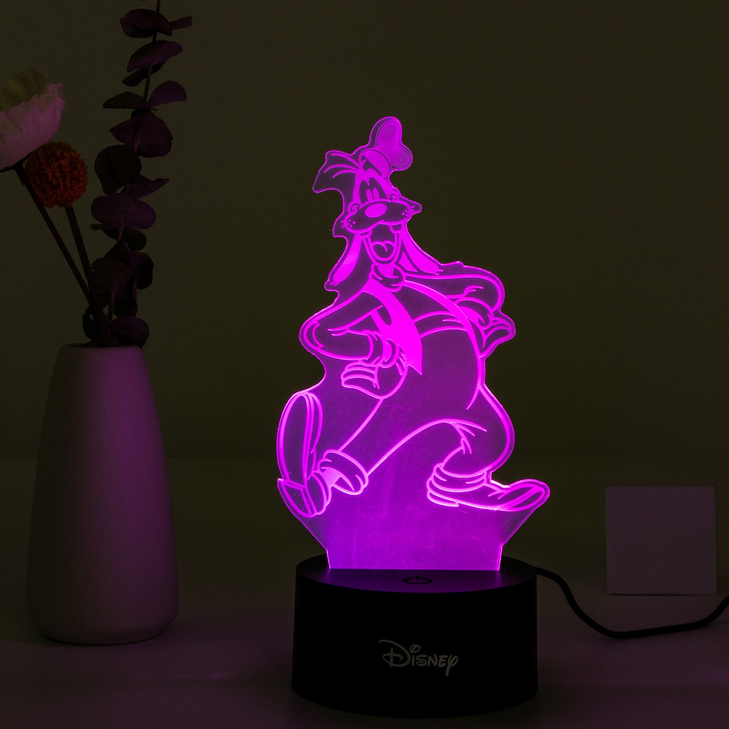 Disney 3D RGB App Controlled USB LED Night Light Goofy