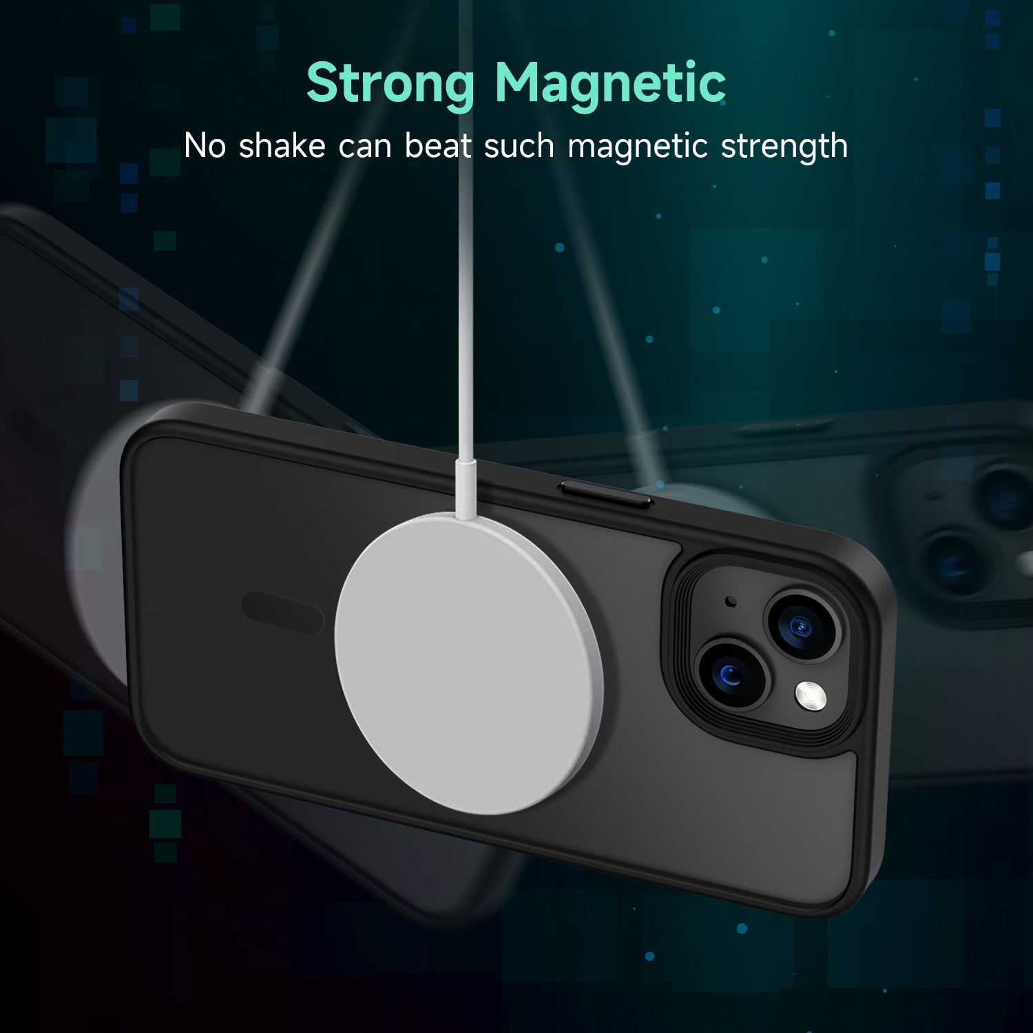 Tough On iPhone 13 Matte Case With Magsafe Black