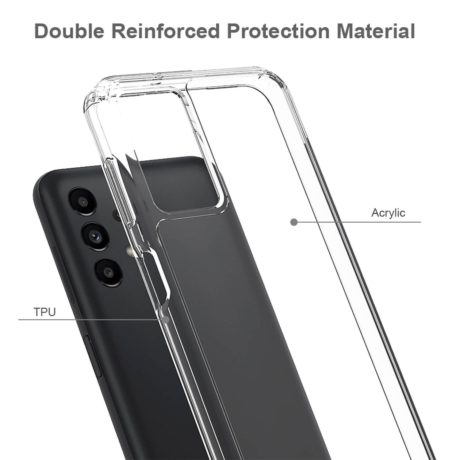 Tough On Samsung Galaxy A13 4G Case Clear Air