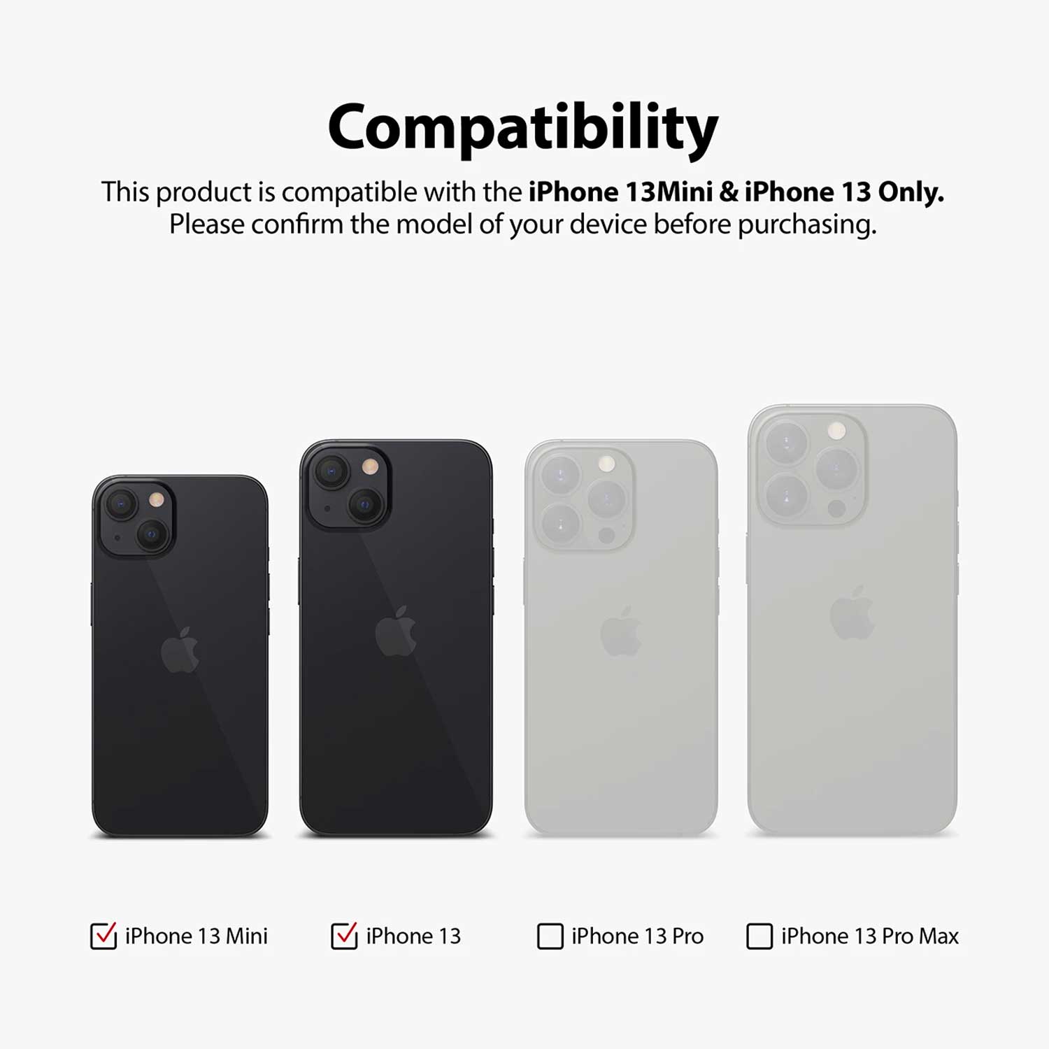 Ringke iPhone 13 Mini Camera Lens Protector 2pack