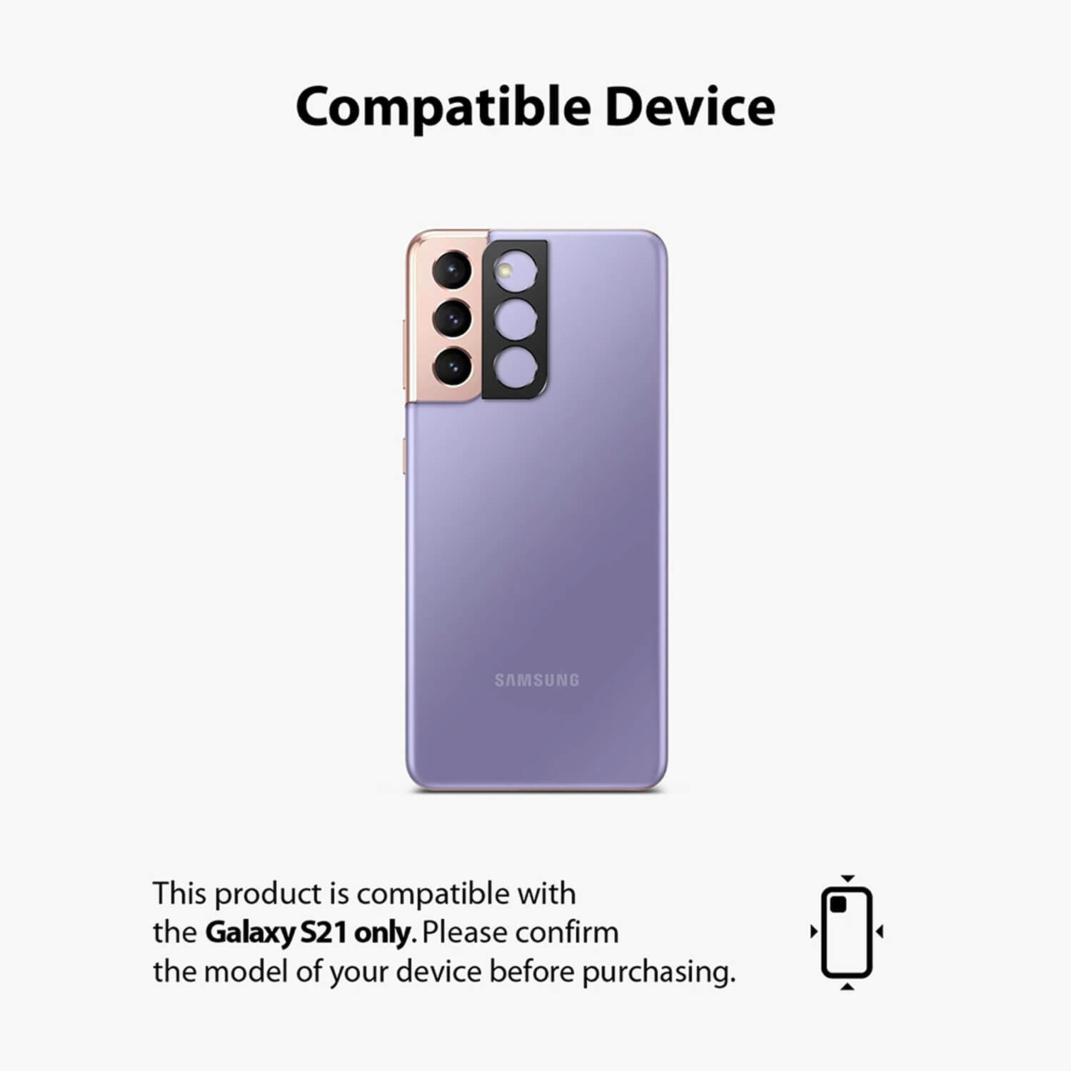 Ringke Samsung Galaxy S21 5G Camera Styling Protector