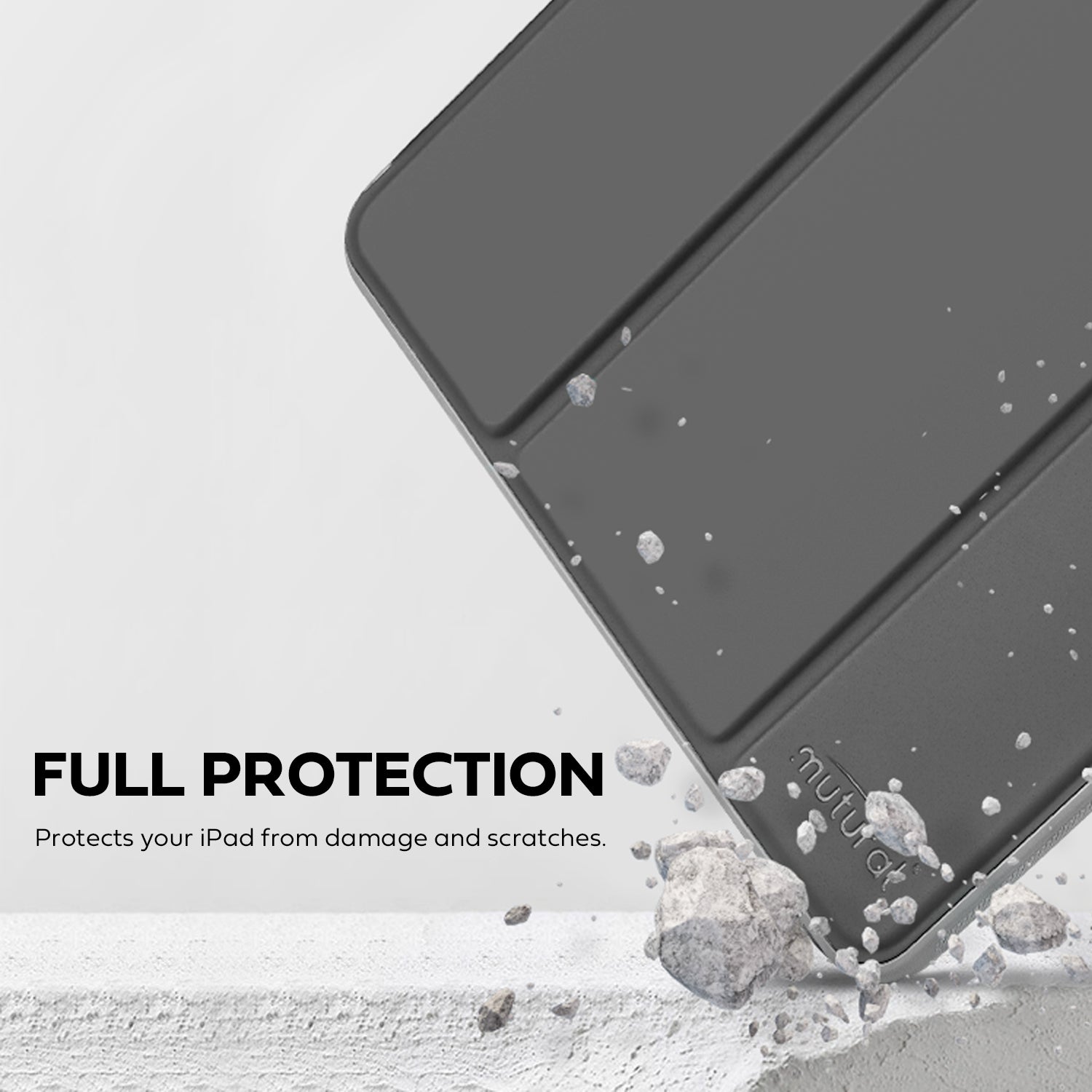 Tough On iPad 10th Gen 2022 10.9" Case Smart Cover Black Clear