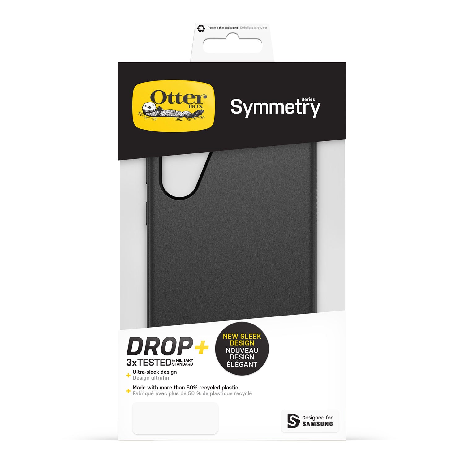 OtterBox Samsung Galaxy S23 Plus Case Symmetry Black