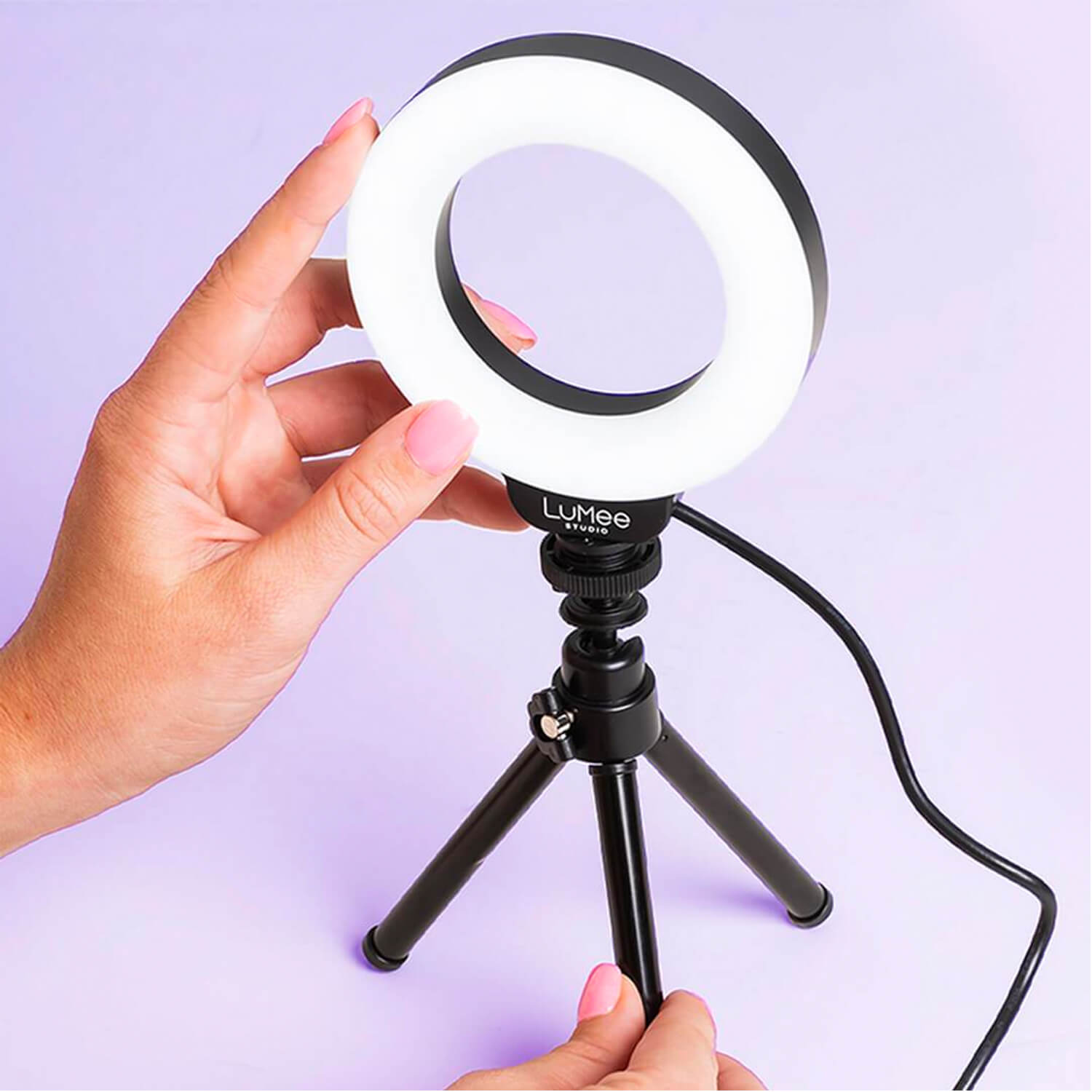 Case-Mate LuMee Studio 4” Ring Light with TriPod Stand Black